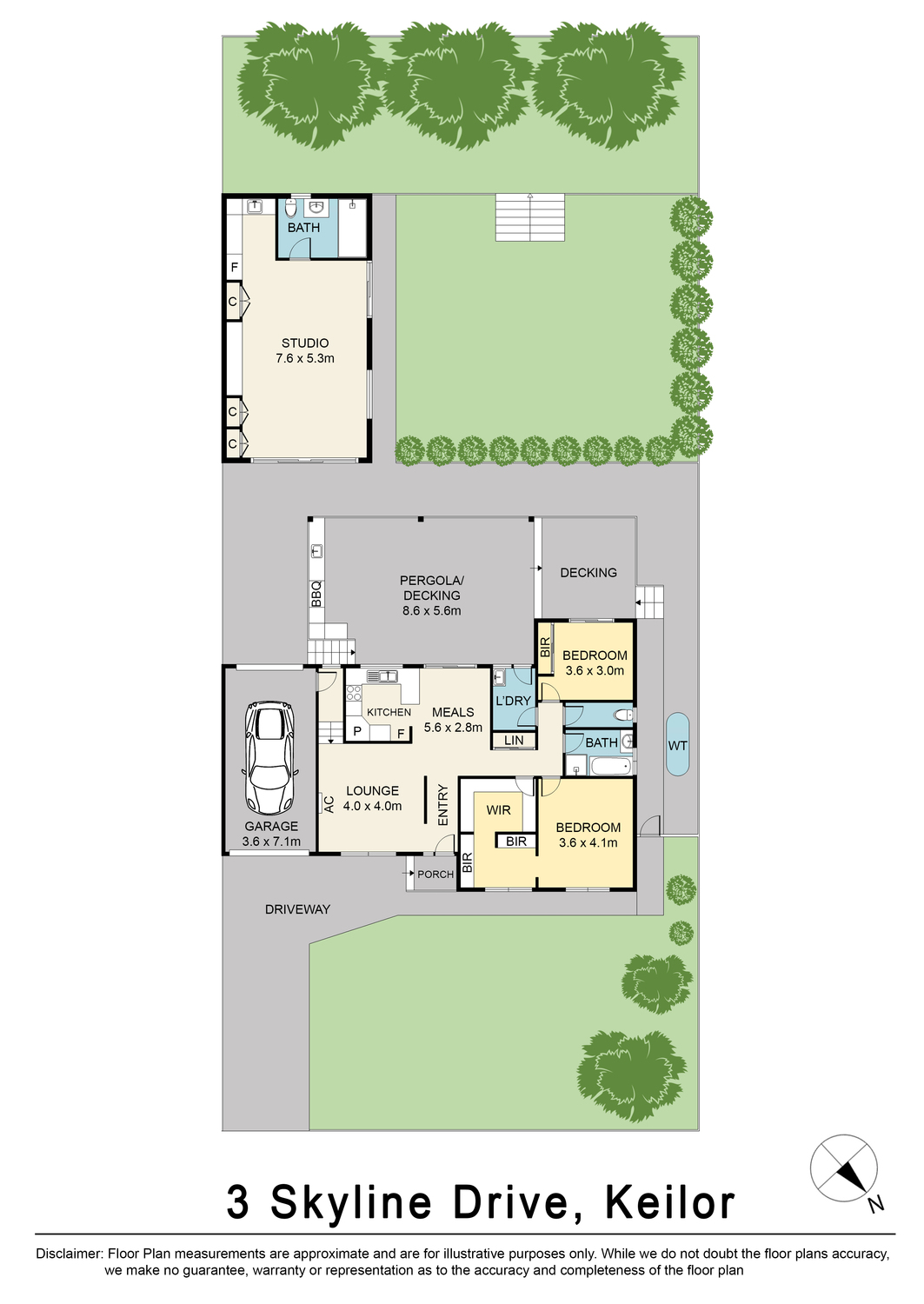 3-bedroom house at 3 SKYLINE DRIVE, Keilor VIC 3036, Brimbank, Victoria