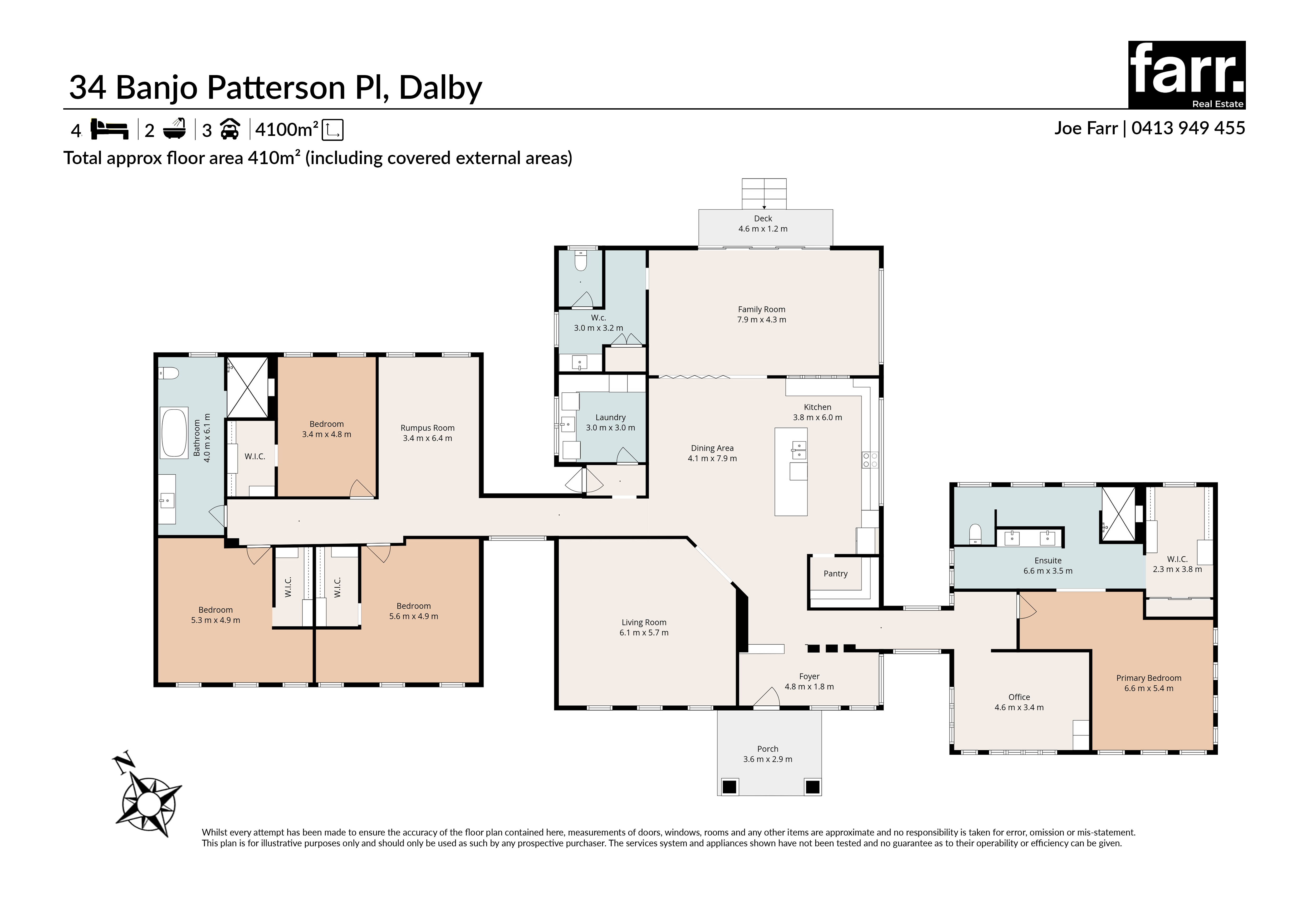 5-bedroom house at 34 Banjo Paterson Place, Dalby, Qld, 4405, Western Downs, Queensland