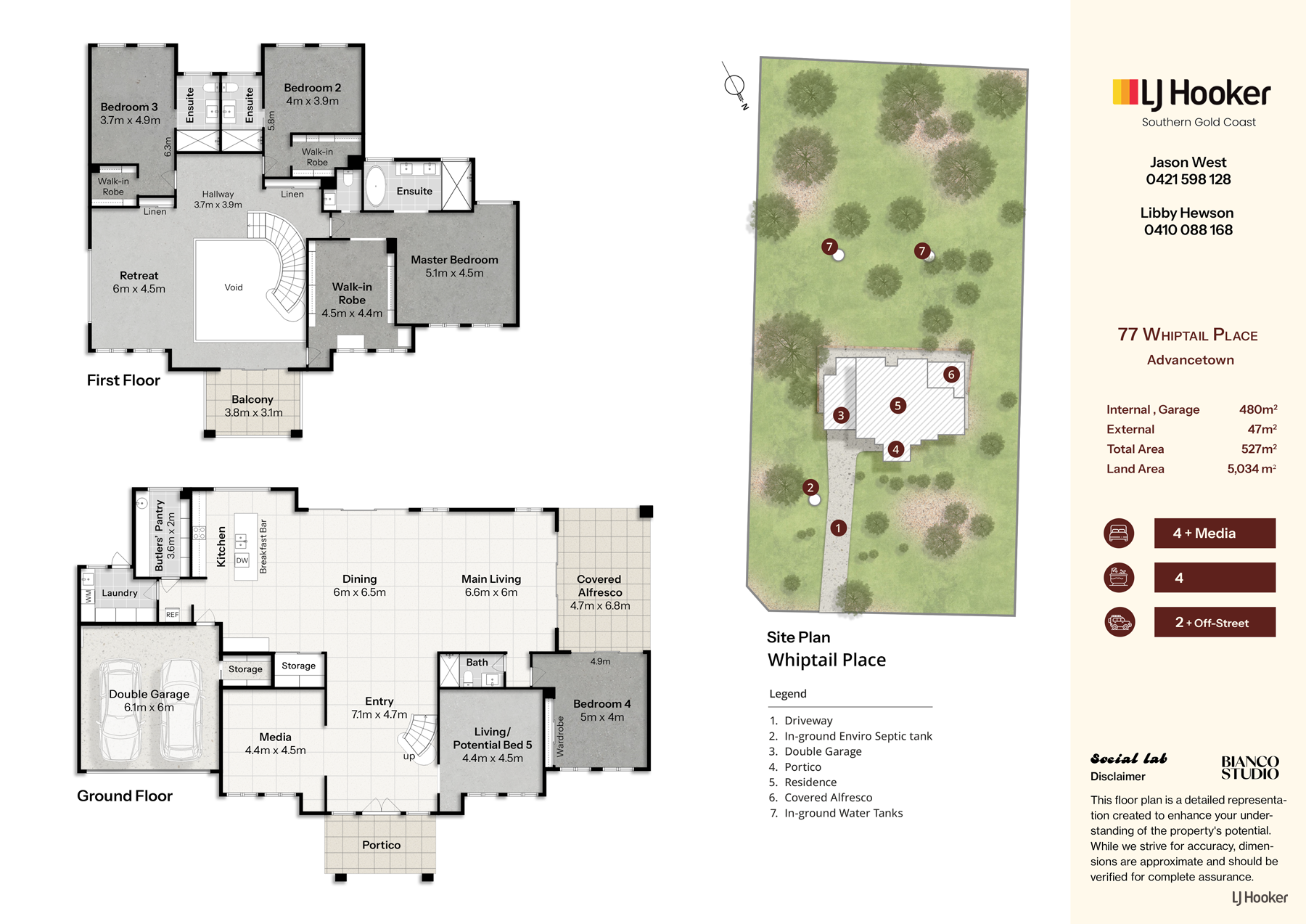 4-bedroom house at 77 Whiptail Place, Advancetown, QLD 4211, , Queensland