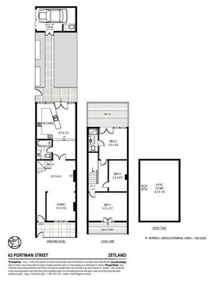 3-bedroom house at 62 PORTMAN STREET, Zetland NSW 2017, Sydney, New South Wales