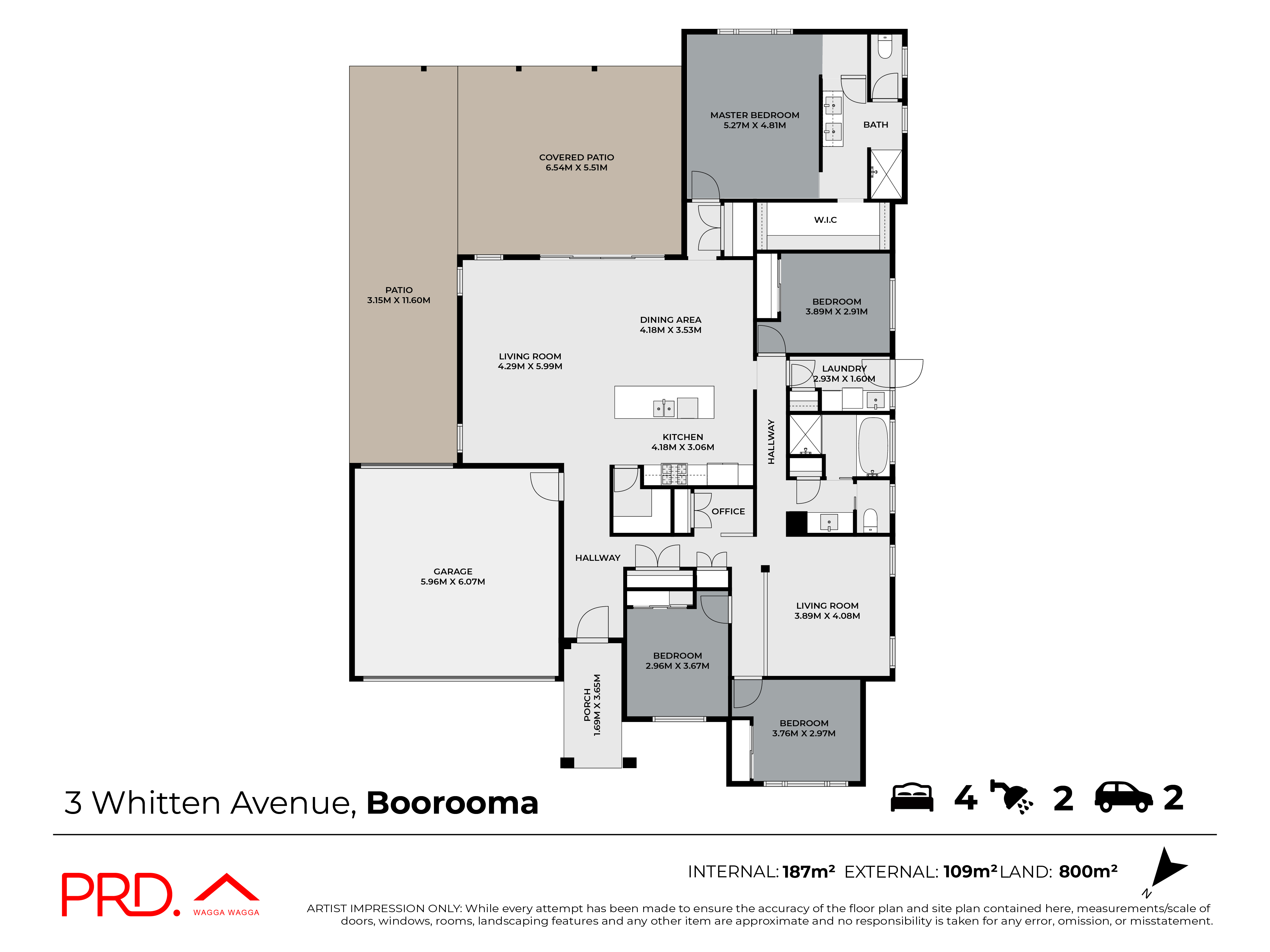 4-bedroom house at 3 WHITTEN AVENUE, Boorooma NSW 2650, Wagga Wagga, New South Wales