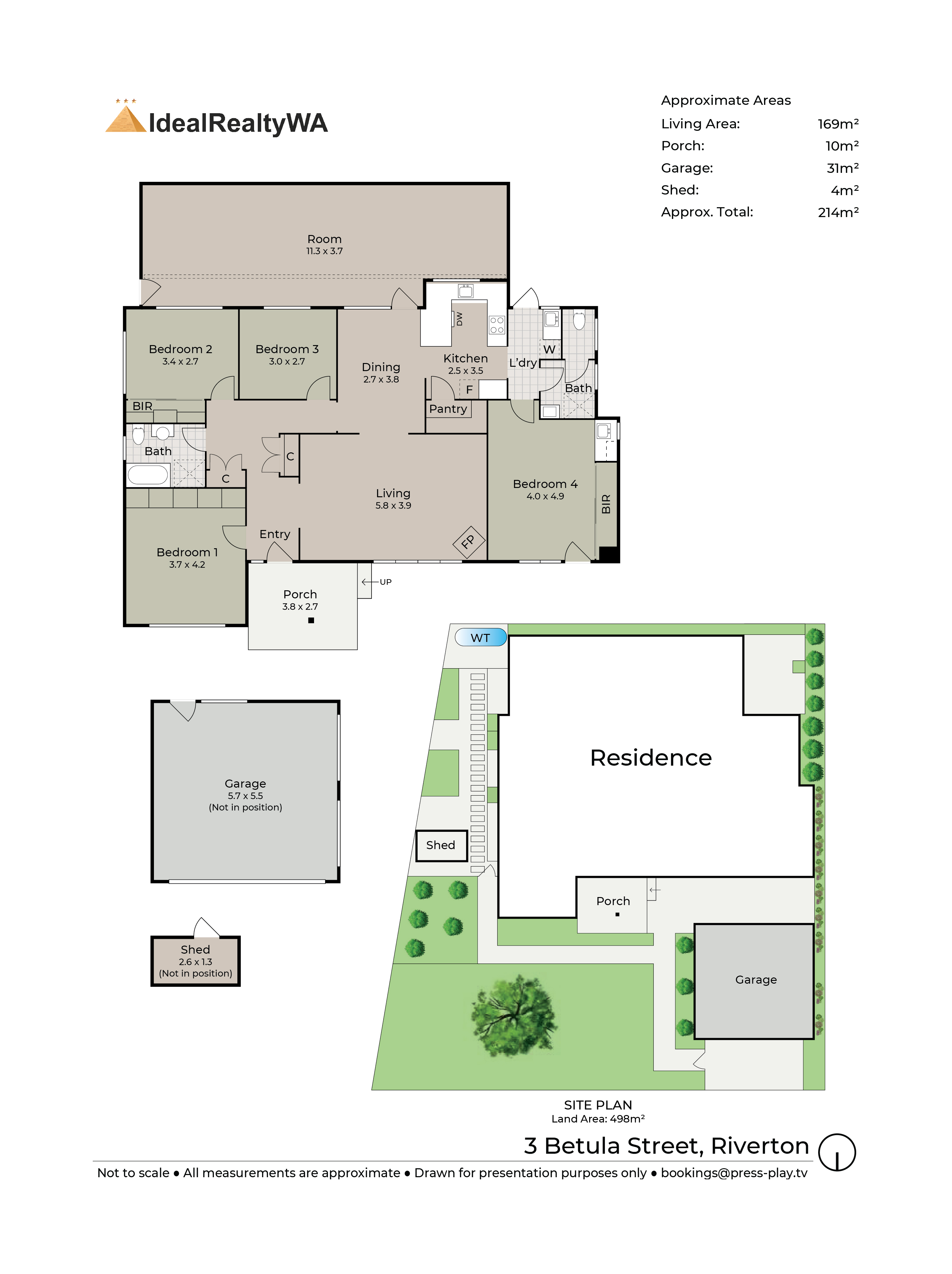 4-bedroom house at 3 Betula Street, Riverton, WA 6148, Canning, Western Australia