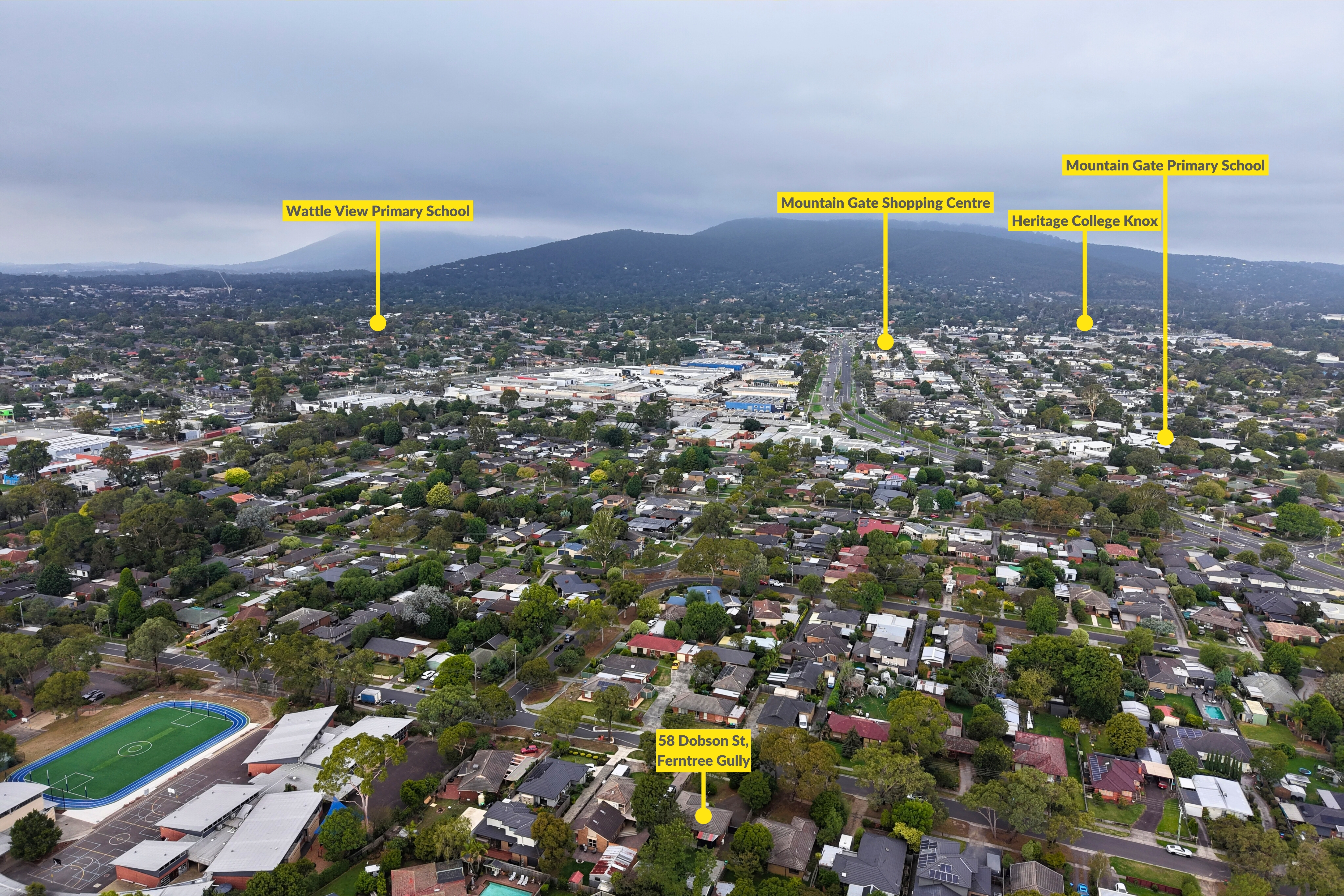 3-bedroom house at 58 Dobson Street, Ferntree Gully, VIC 3156, Knox, Victoria