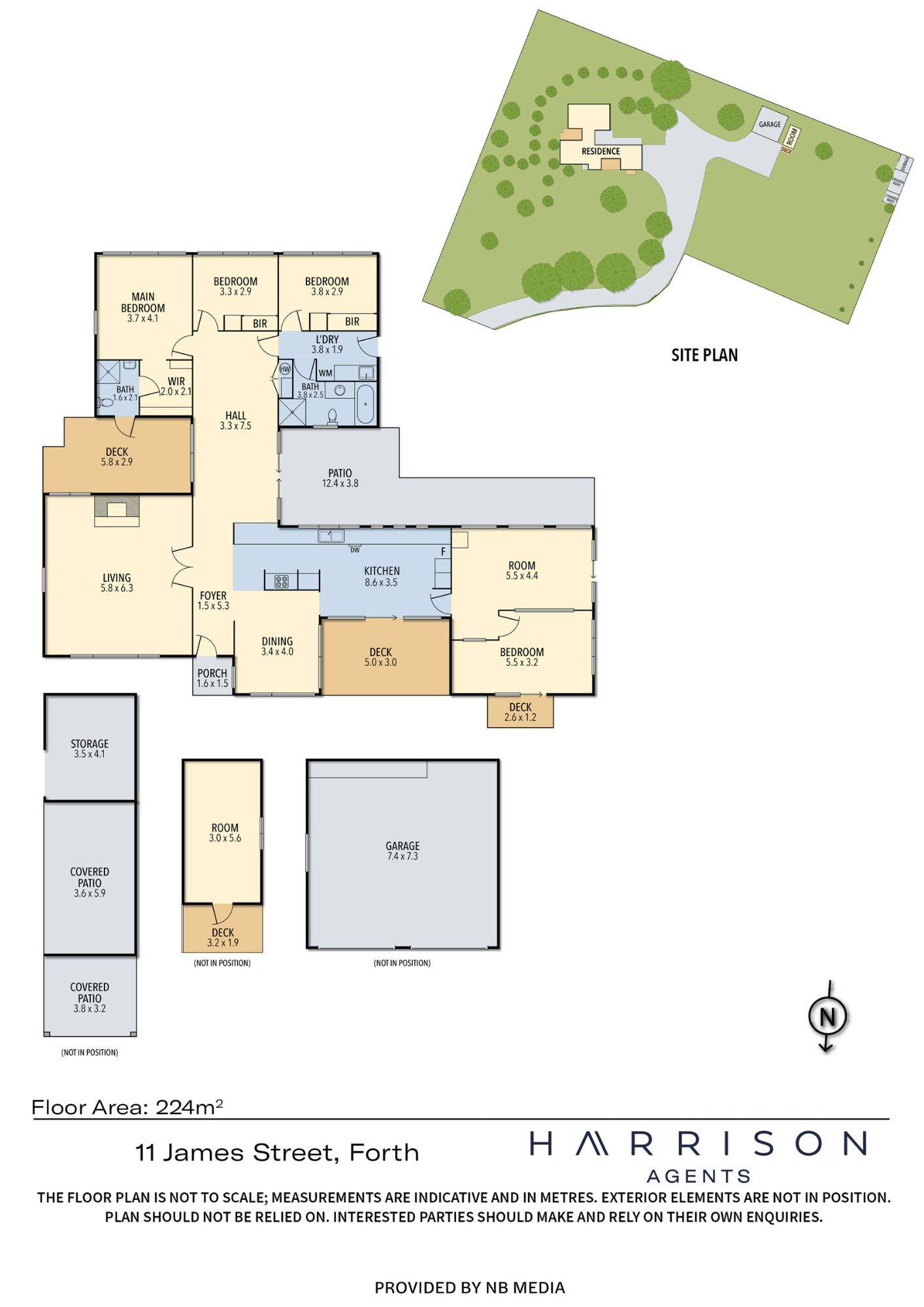 4-bedroom house at 11 JAMES STREET, Forth TAS 7310, Devonport, Tasmania