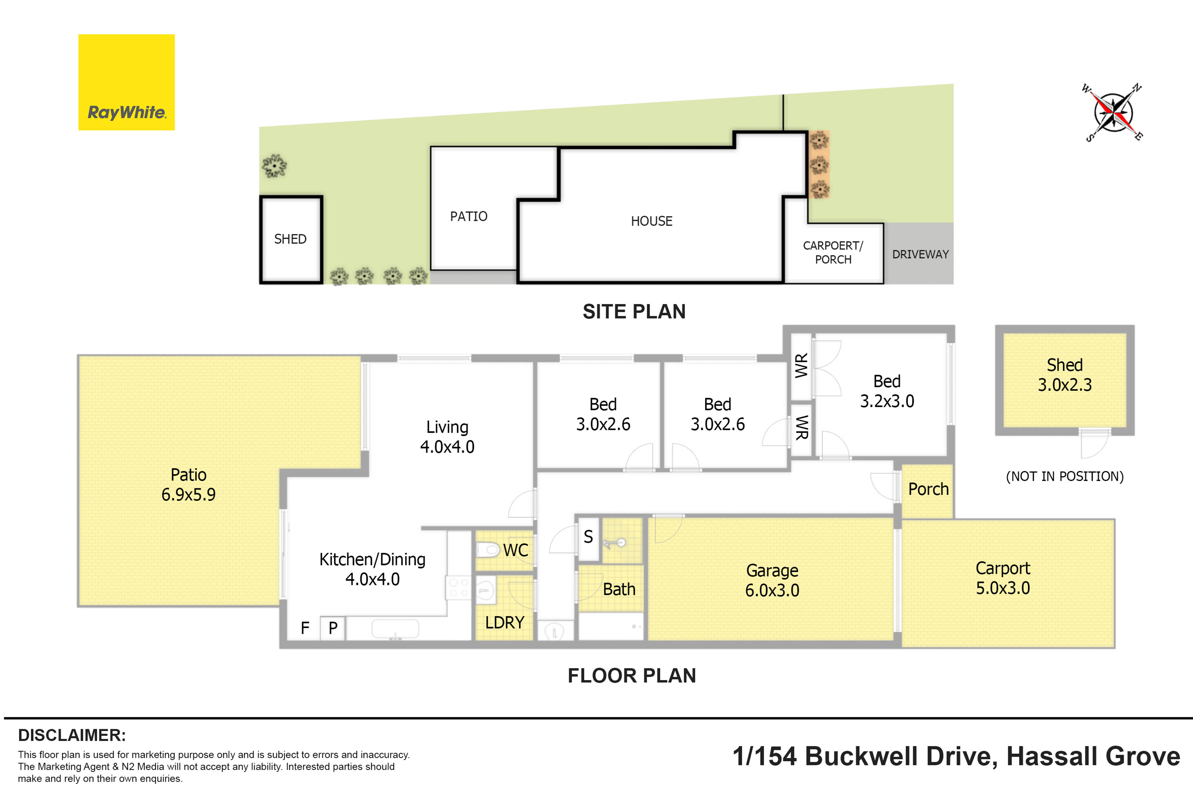 3-bedroom house at 1 154 BUCKWELL DRIVE, HASSALL GROVE NSW 2761, Blacktown, New South Wales