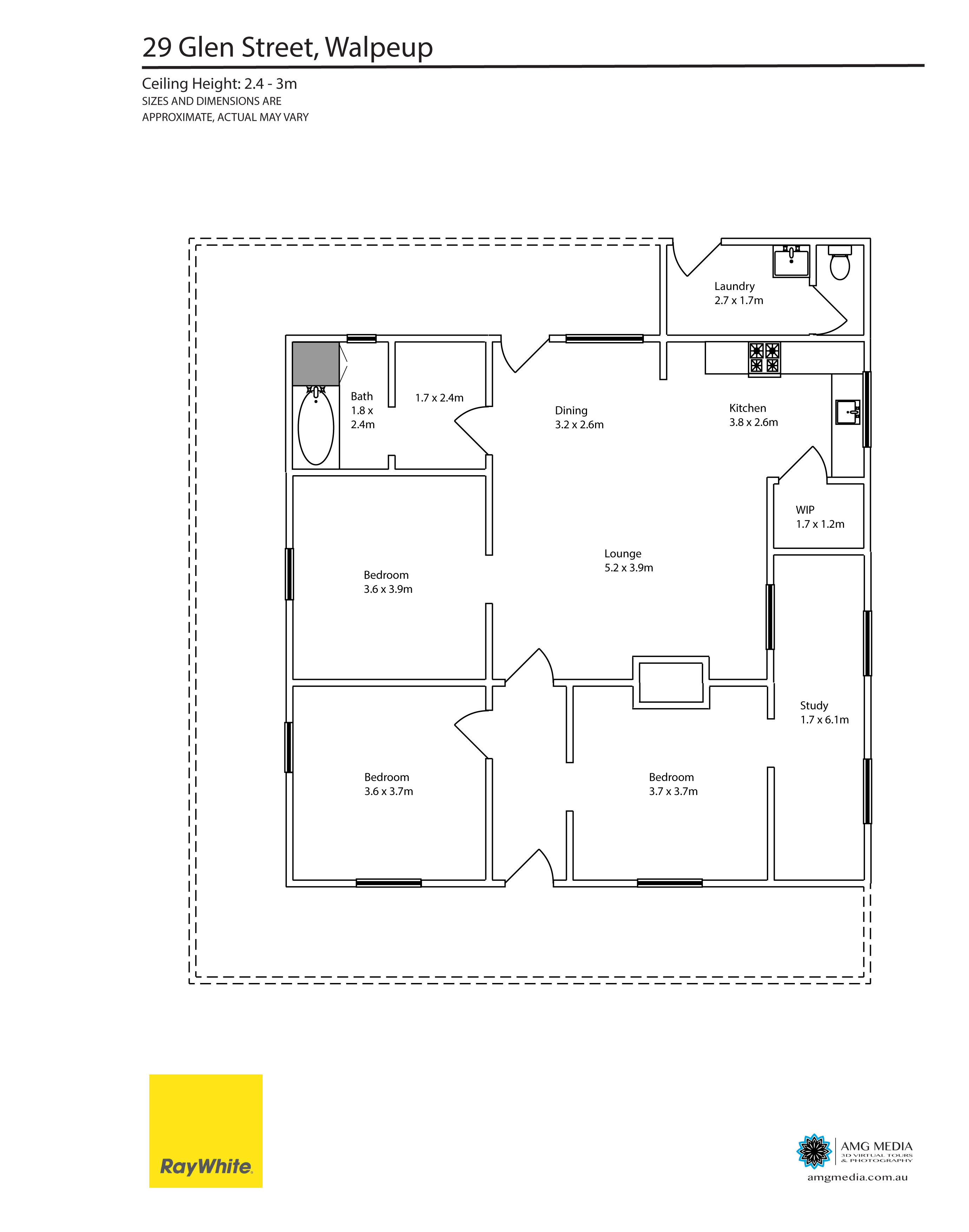 3-bedroom house at 29 GLEN STREET, Walpeup VIC 3507, Mildura, Victoria