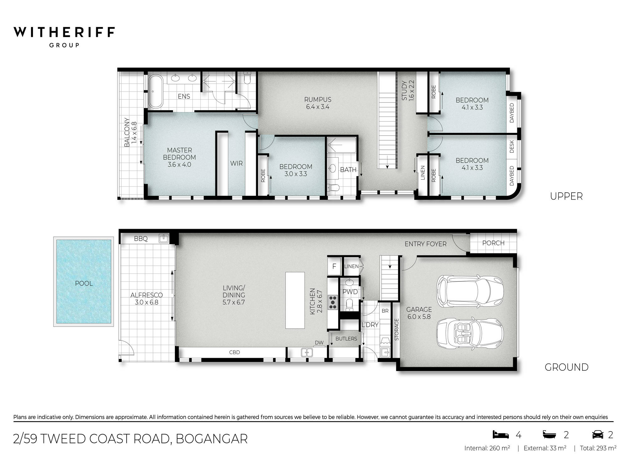 4-bedroom unit at 59B Tweed Coast Road, Bogangar, Nsw, 2488, Tweed, New South Wales