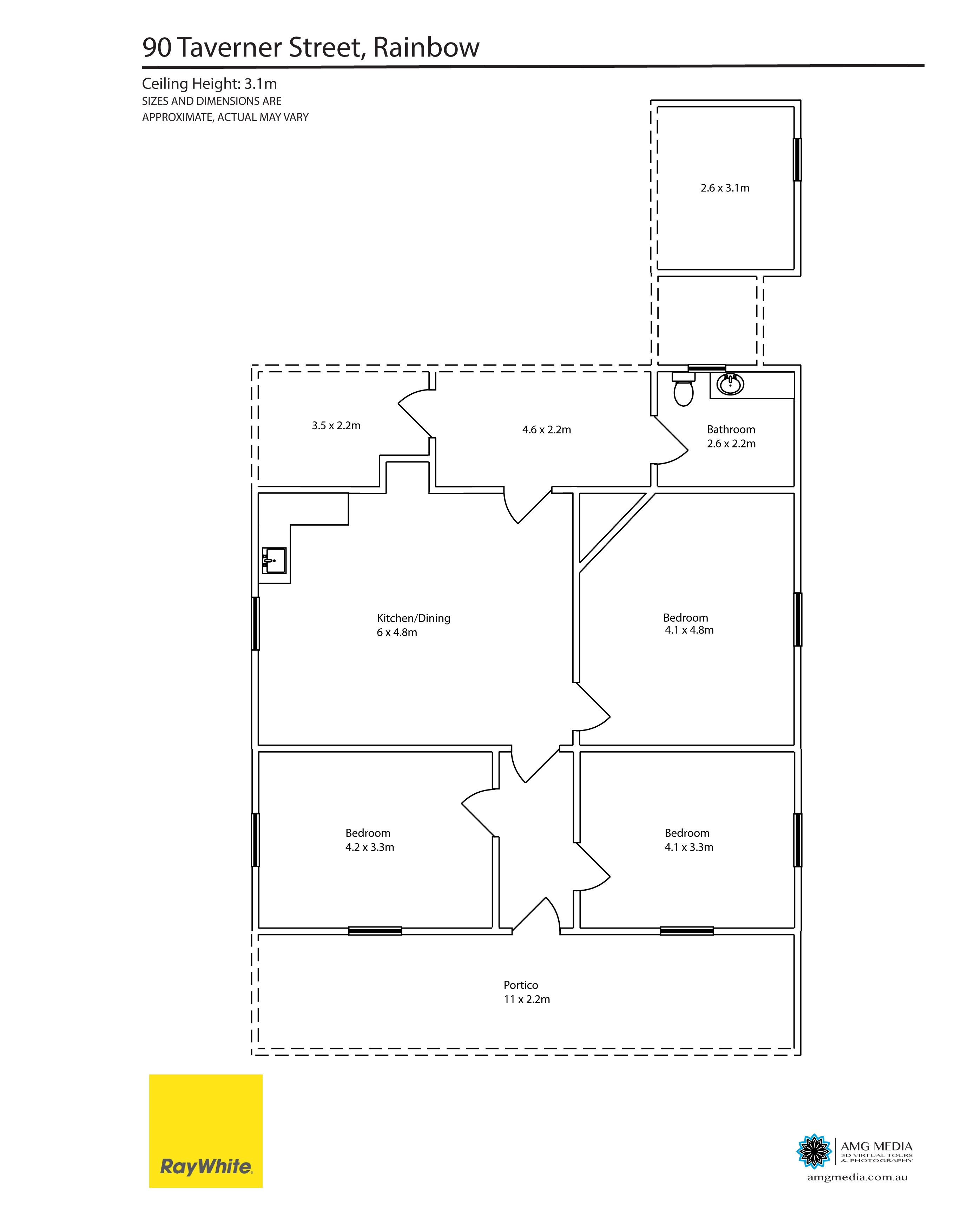 3-bedroom house at 90 Taverner Street, Rainbow, VIC 3424, Hindmarsh, Victoria