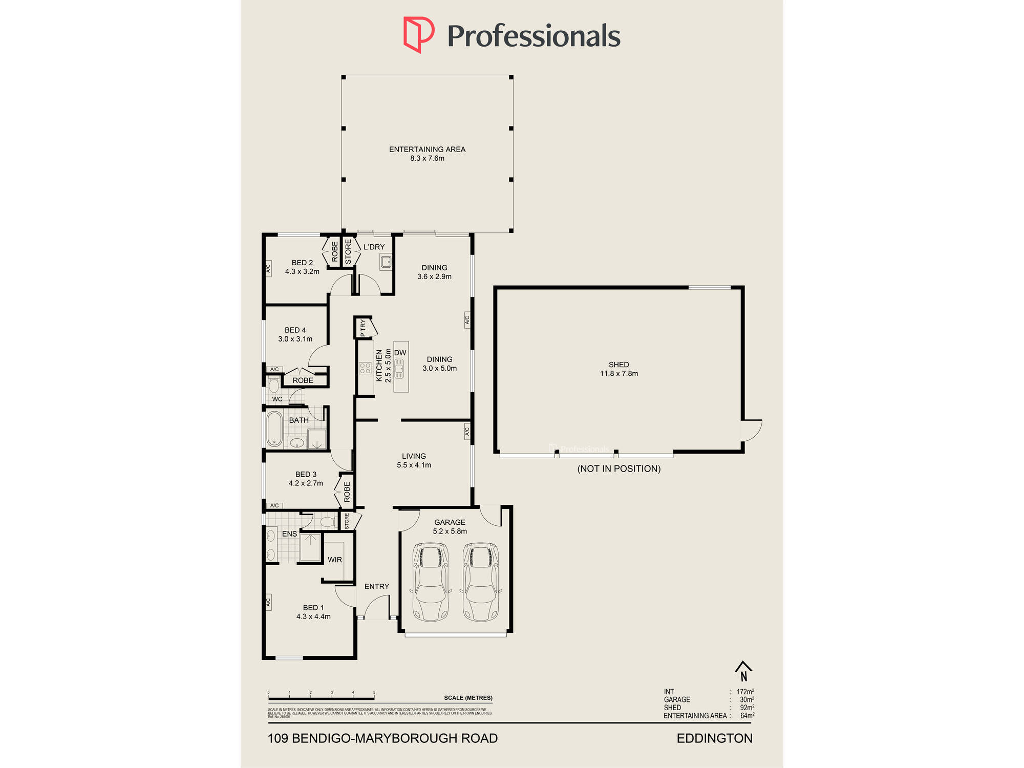 4-bedroom house at 109 Bendigo-Maryborough Road, Eddington VIC 3472, Loddon, Victoria