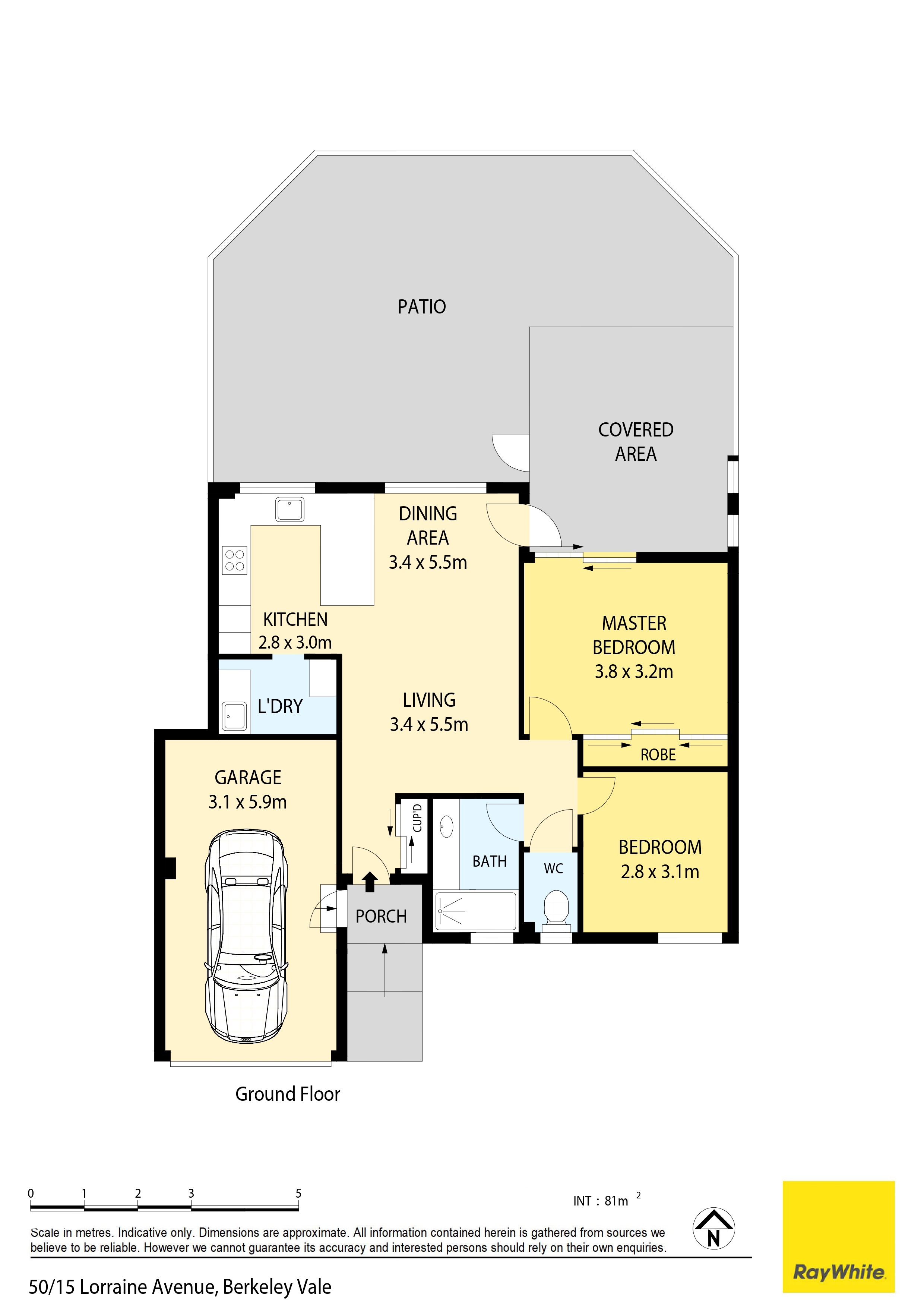 2-bedroom unit at 50/15 Lorraine Avenue, Berkeley Vale, NSW 2261, Central Coast (Nsw), New South Wales