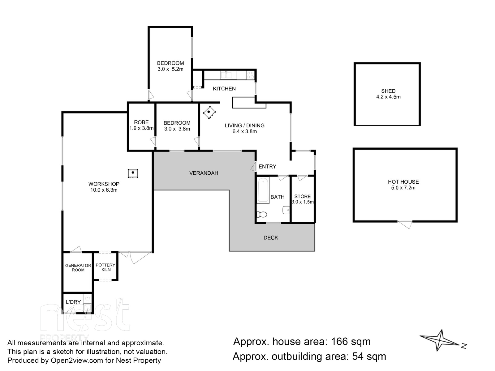 2-bedroom house at 1000 VAN MOREY ROAD, Margate TAS 7054, Kingborough, Tasmania