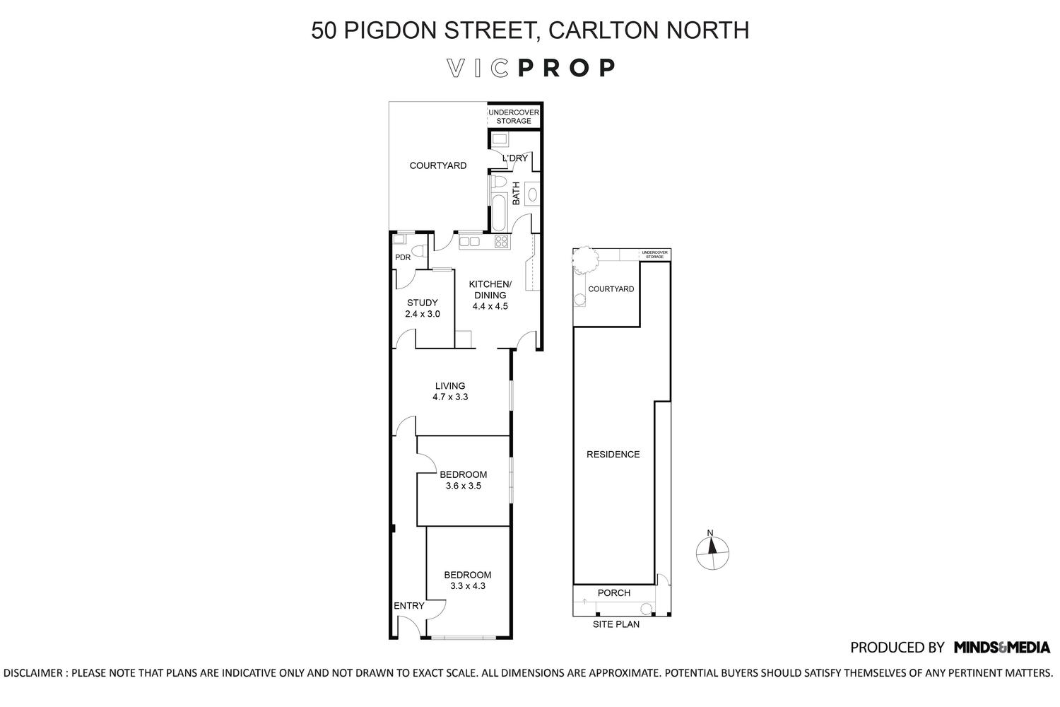 3-bedroom house at 50 PIGDON STREET, Carlton North VIC 3054, Yarra, Victoria