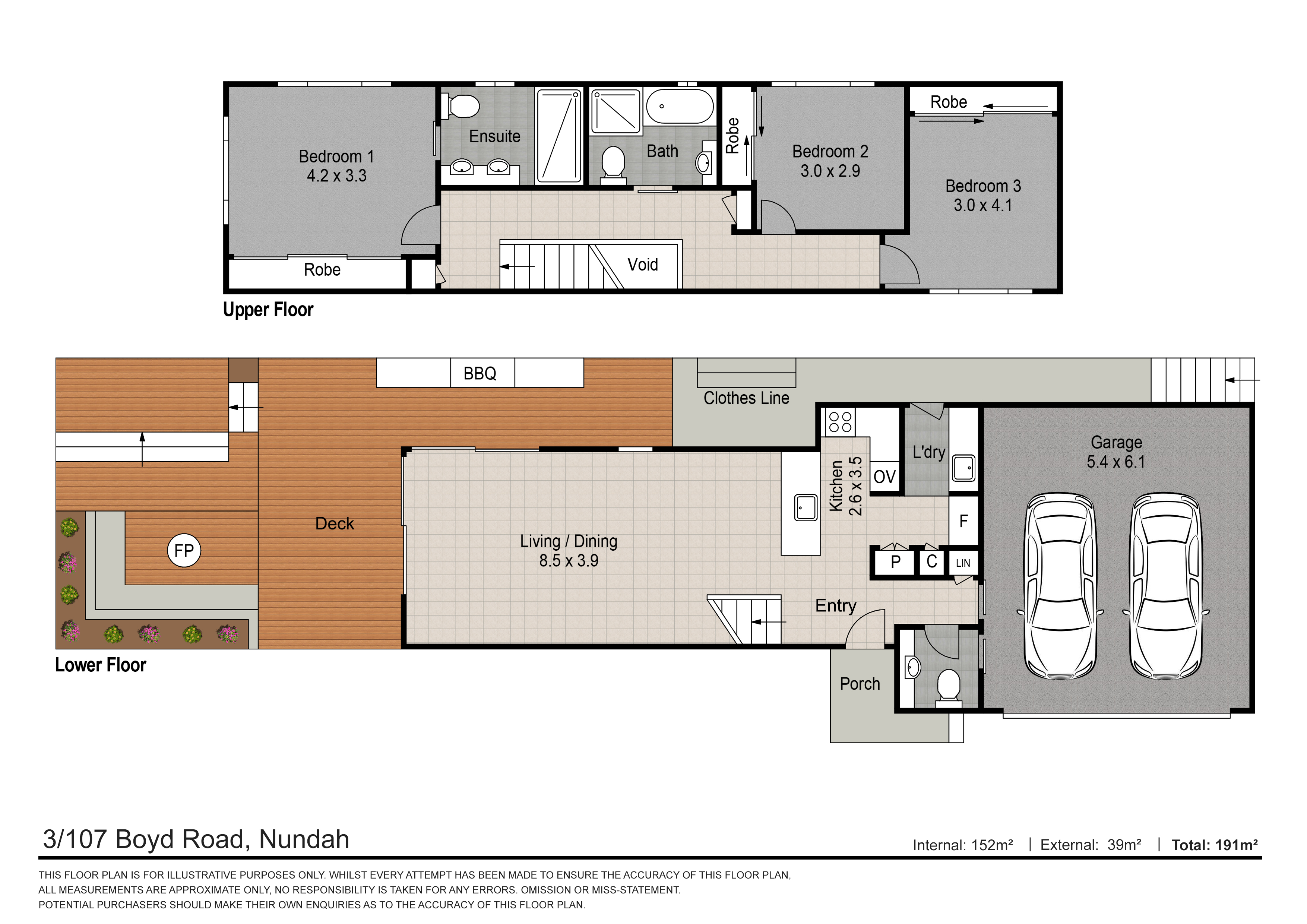 3-bedroom unit at 3/107 Boyd Road, Nundah, QLD 4012, Brisbane, Queensland
