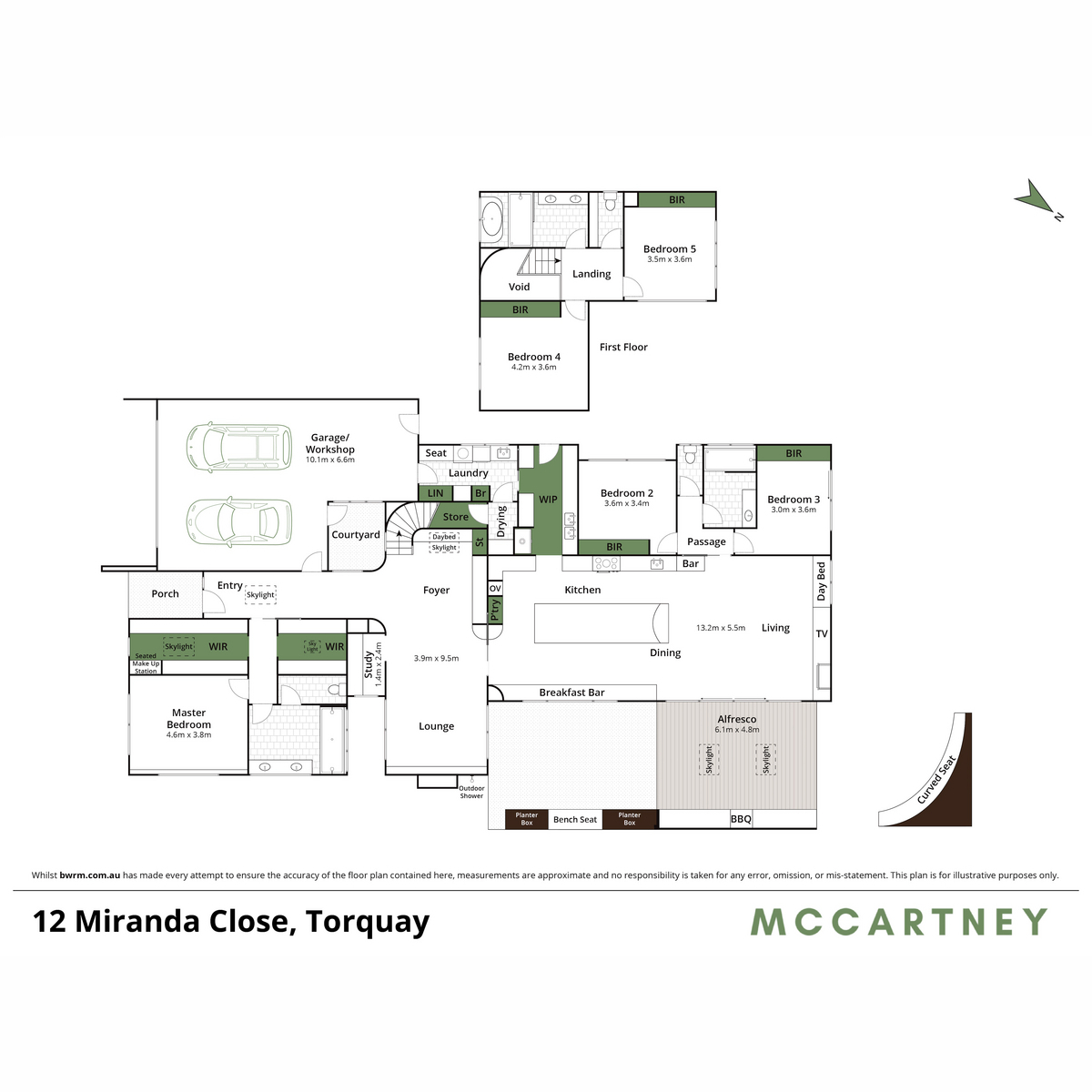 5-bedroom house at 12 MIRANDA CLOSE, Torquay VIC 3228, Surf Coast, Victoria