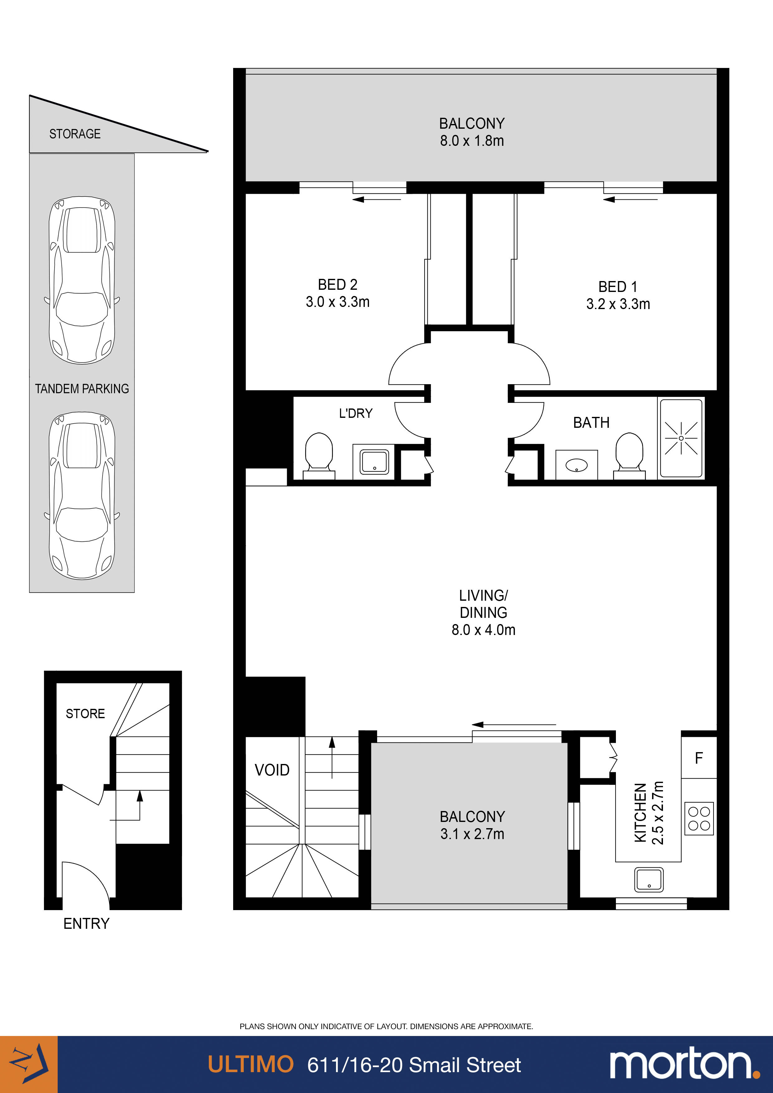 2-bedroom unit at 611/16-20 Smail Street, Ultimo, NSW 2007, Sydney, New South Wales
