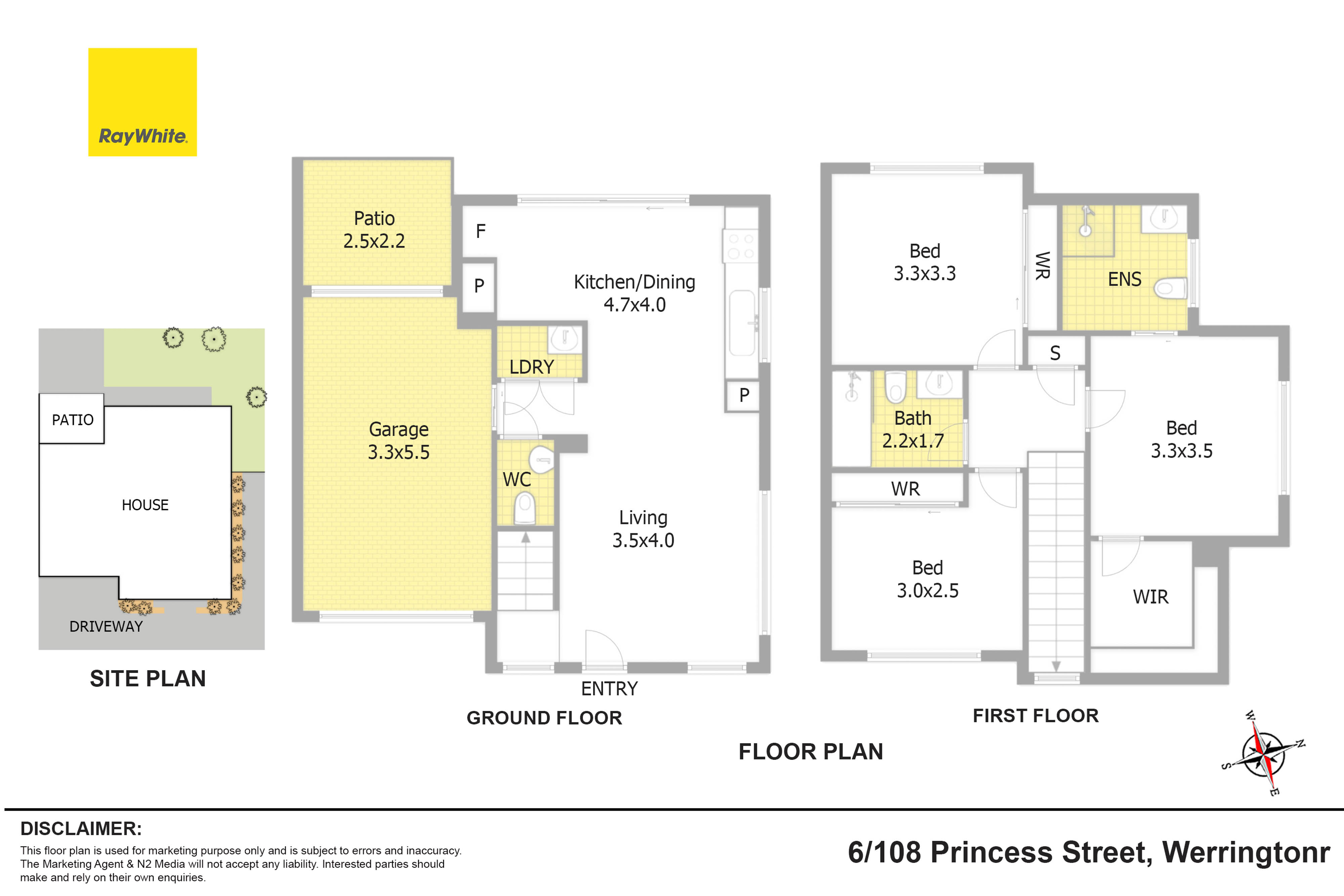 3-bedroom unit at 6 108 PRINCESS STREET, WERRINGTON NSW 2747, Penrith, New South Wales