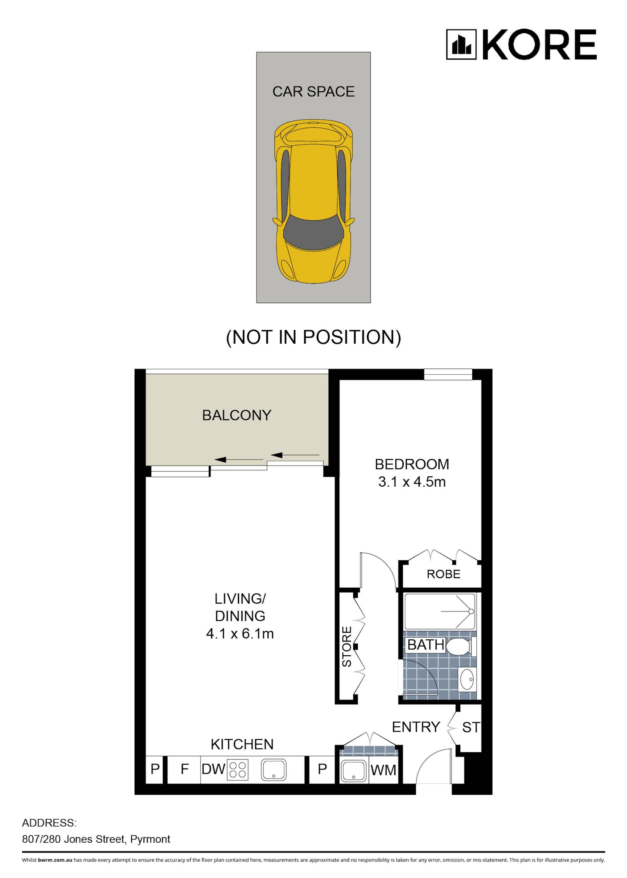 1-bedroom unit at 807/280 Jones Street, Pyrmont, NSW 2009, Sydney, New South Wales