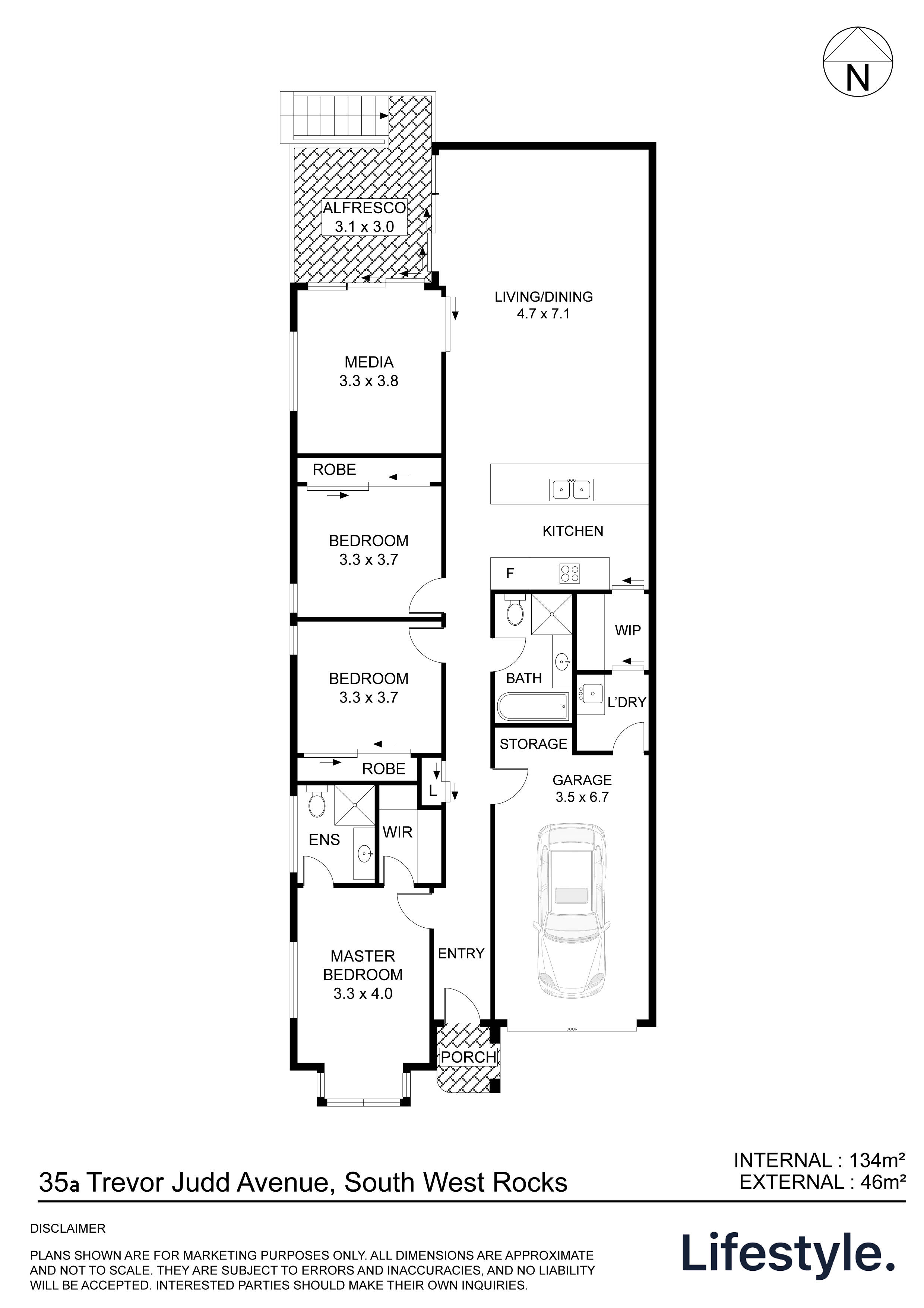 3-bedroom unit at 2/35 Trevor Judd Avenue, South West Rocks, Nsw, 2431, Kempsey, New South Wales