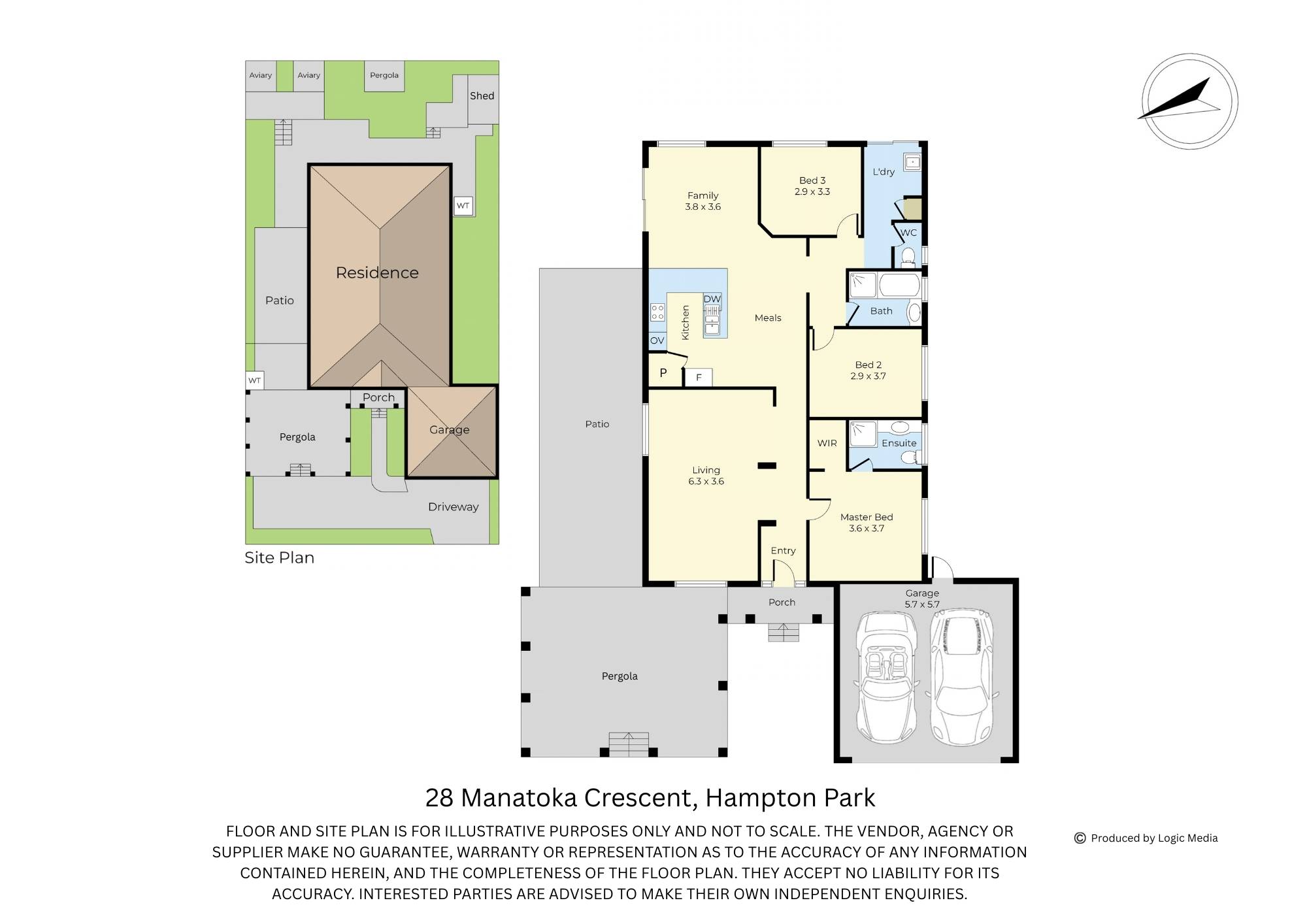 3-bedroom house at 28 MANATOKA CRESCENT, Hampton Park VIC 3976, Casey, Victoria