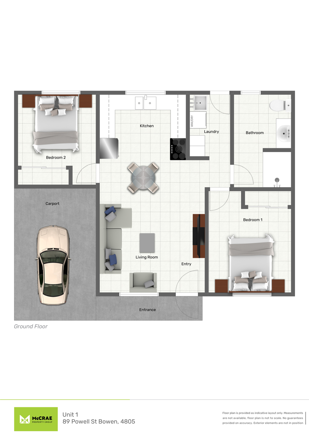 2-bedroom unit at 1 89 POWELL STREET, BOWEN QLD 4805, Whitsunday, Queensland