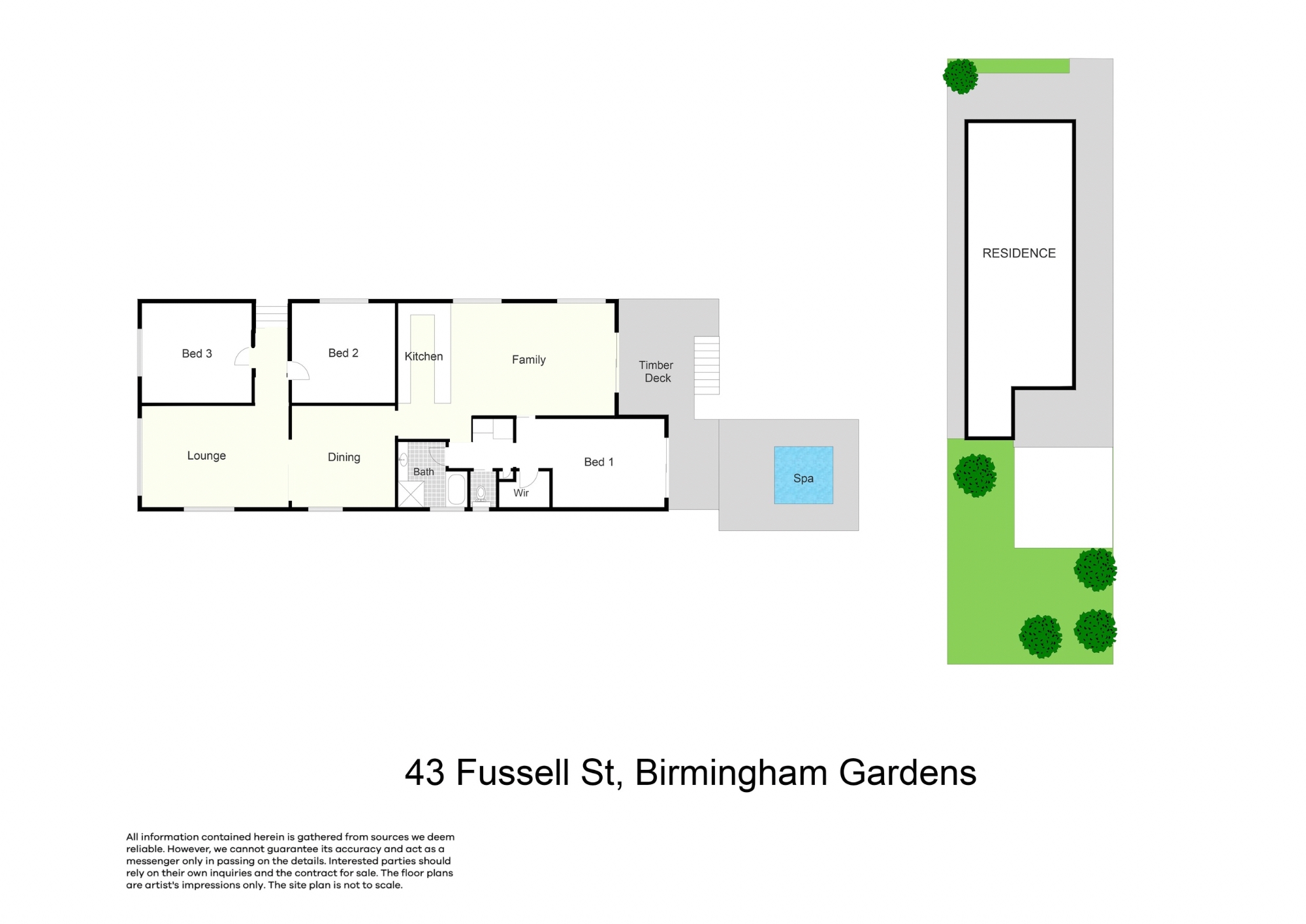 3-bedroom house at 43 FUSSELL STREET, Birmingham Gardens NSW 2287, Newcastle, New South Wales