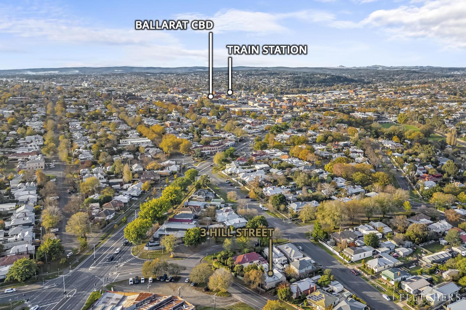 3-bedroom house at 3 Hill Street, Ballarat Central, VIC 3350, Ballarat, Victoria