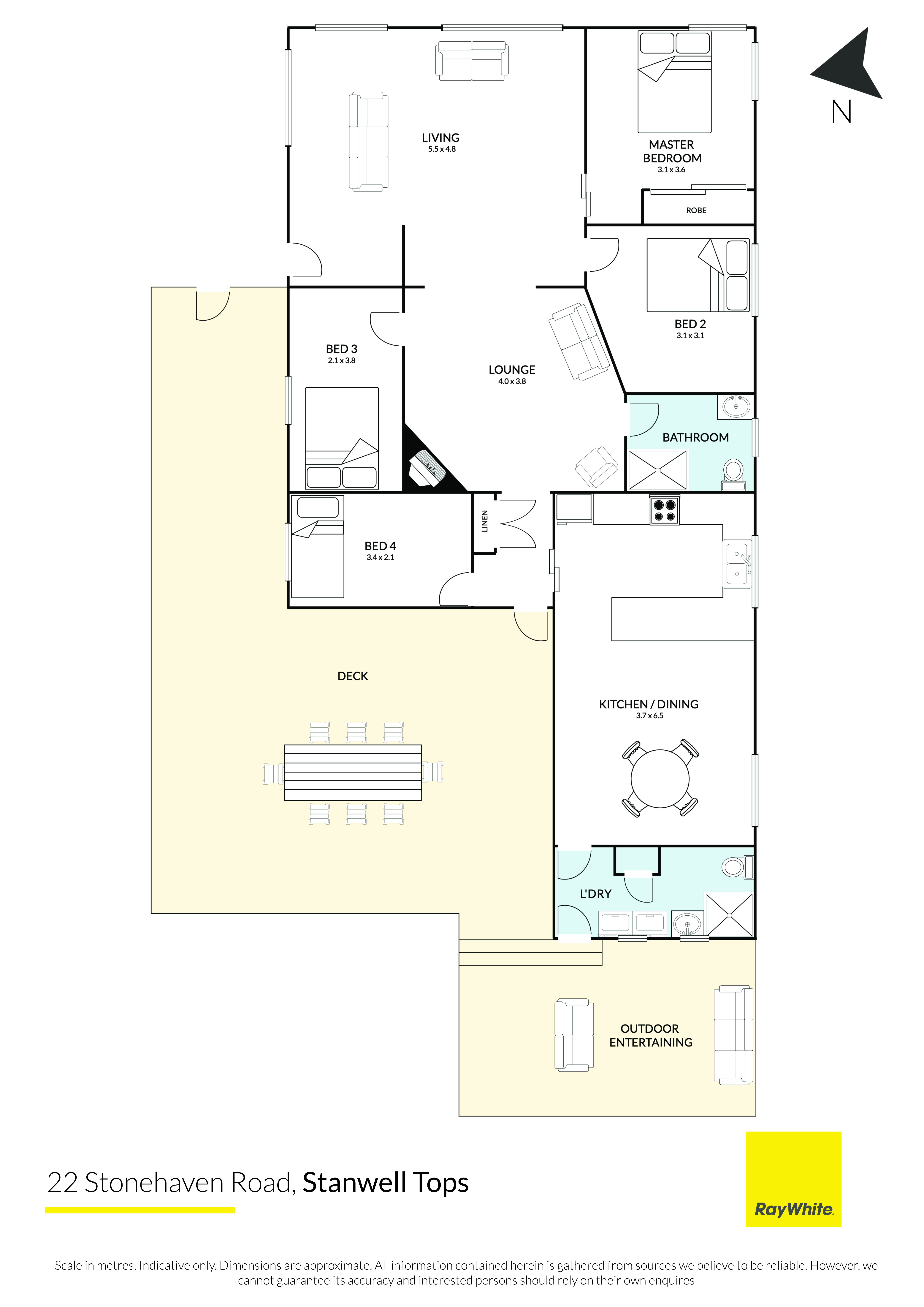 4-bedroom house at 22 STONEHAVEN ROAD, Stanwell Tops NSW 2508, , New South Wales