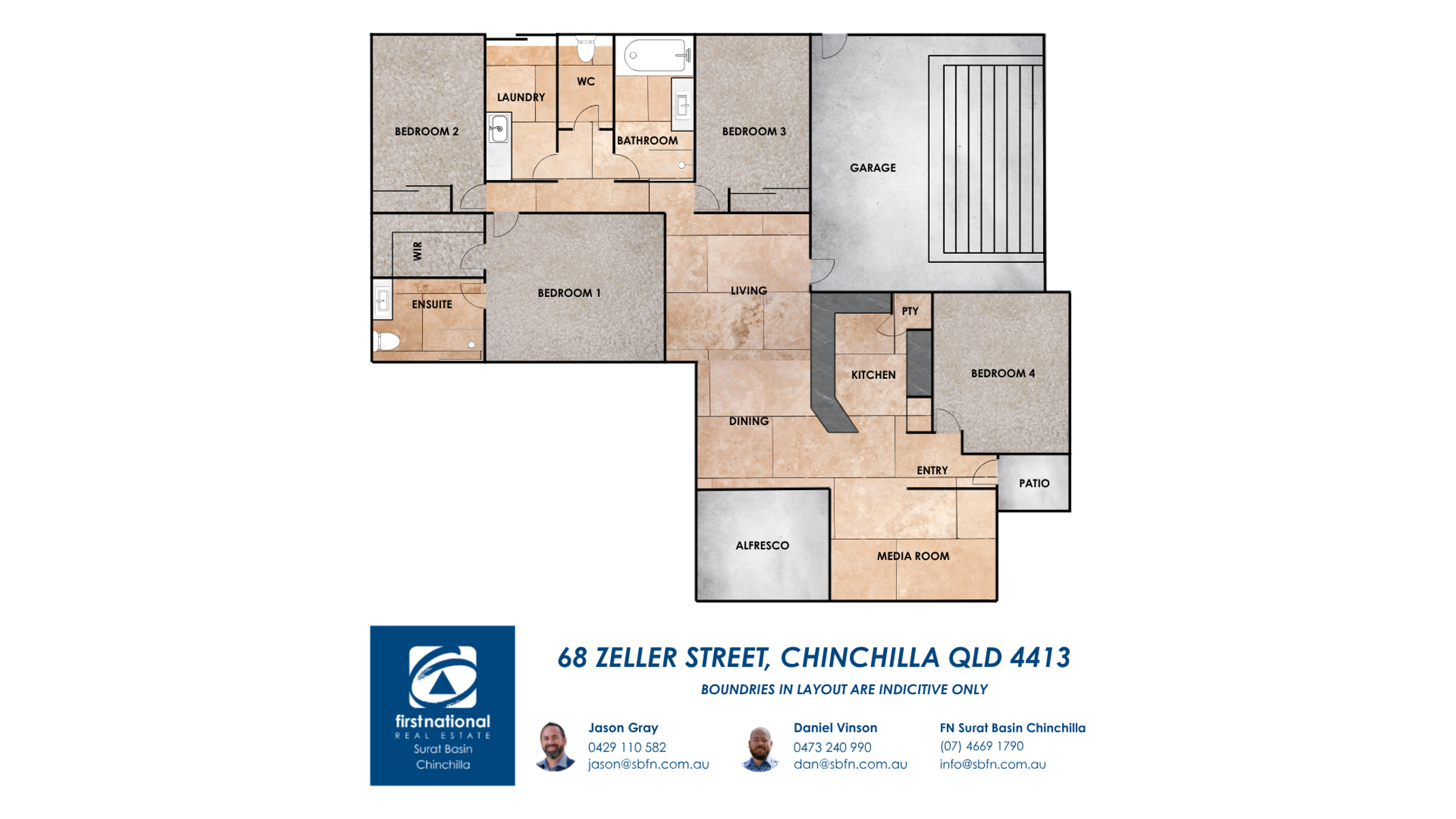 4-bedroom house at 68 Zeller Street, Chinchilla, QLD 4413, Western Downs, Queensland