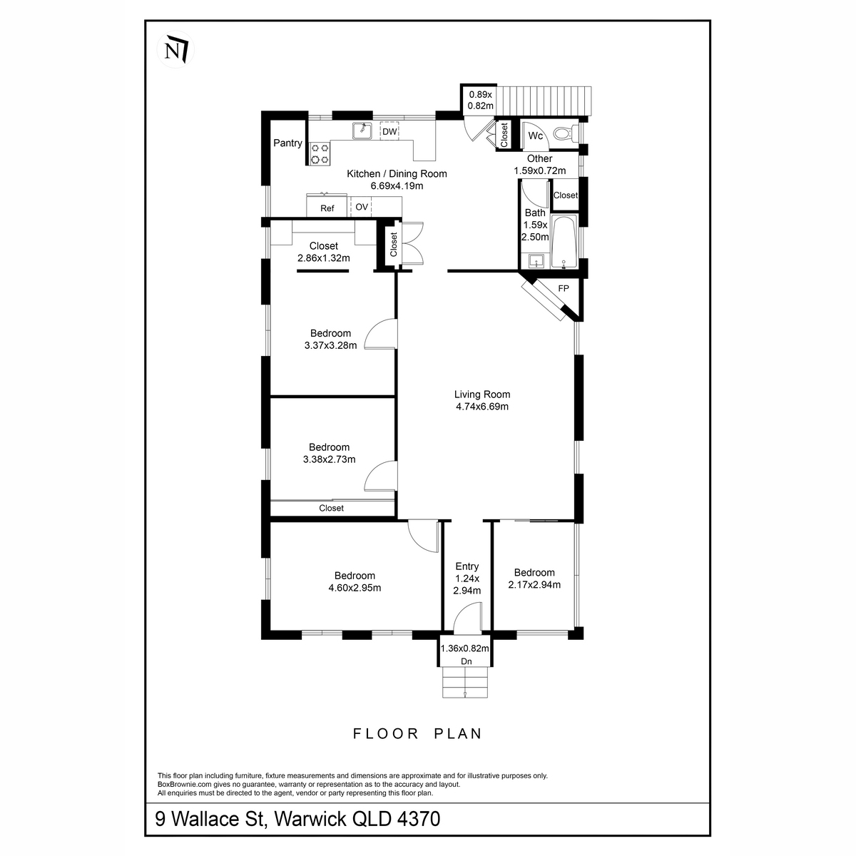 4-bedroom house at 9 Wallace Street, Warwick, QLD 4370, Southern Downs, Queensland