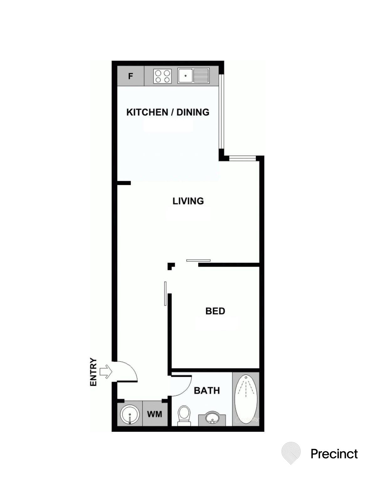 1-bedroom house at 407/11-17 Cohen Place, Melbourne, VIC 3000, Melbourne, Victoria