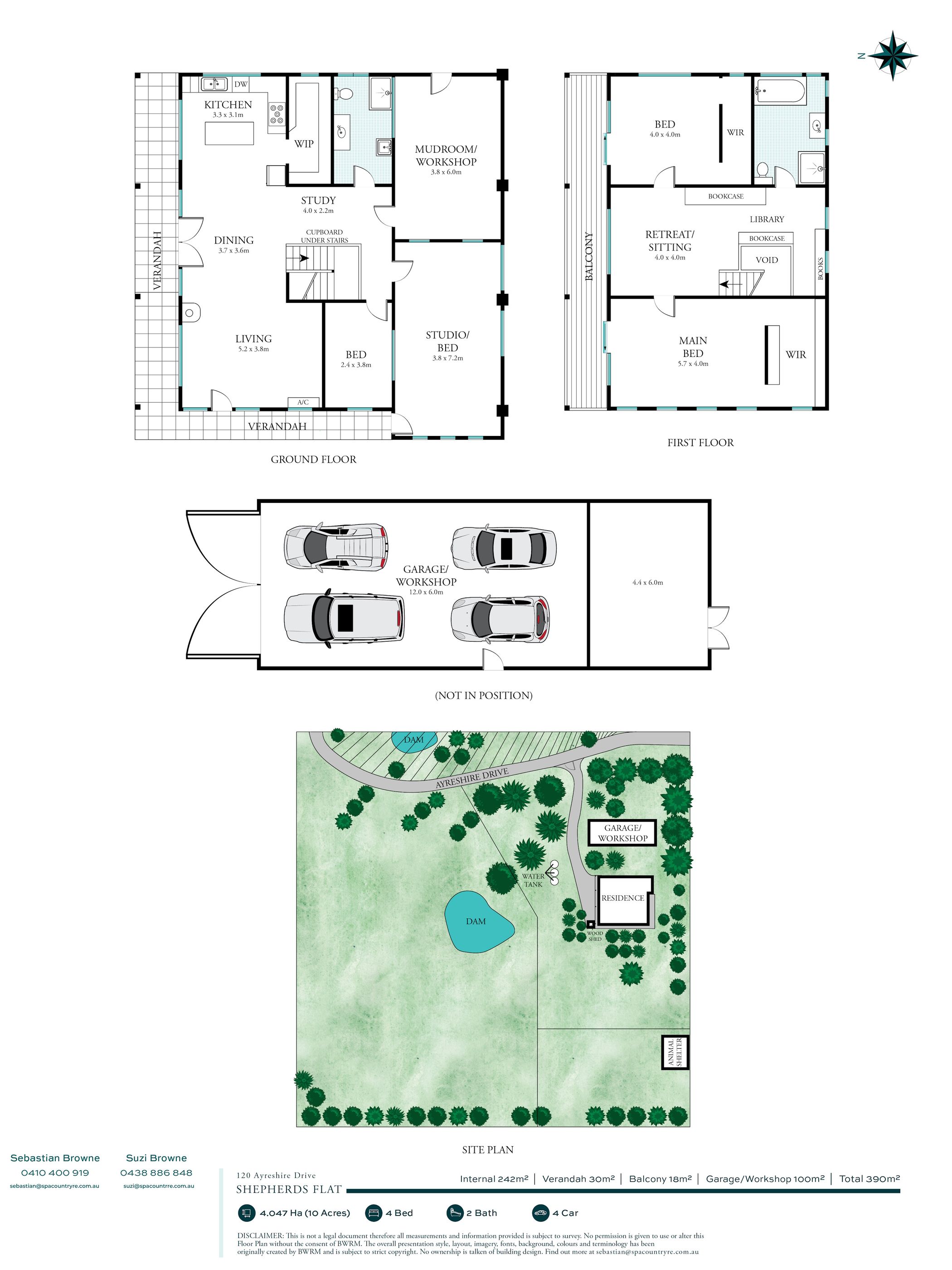 4-bedroom house at SALTCRYSTAL LAMPS 120 AYRESHIRE DRIVE, SHEPHERDS FLAT VIC 3461, Hepburn, Victoria