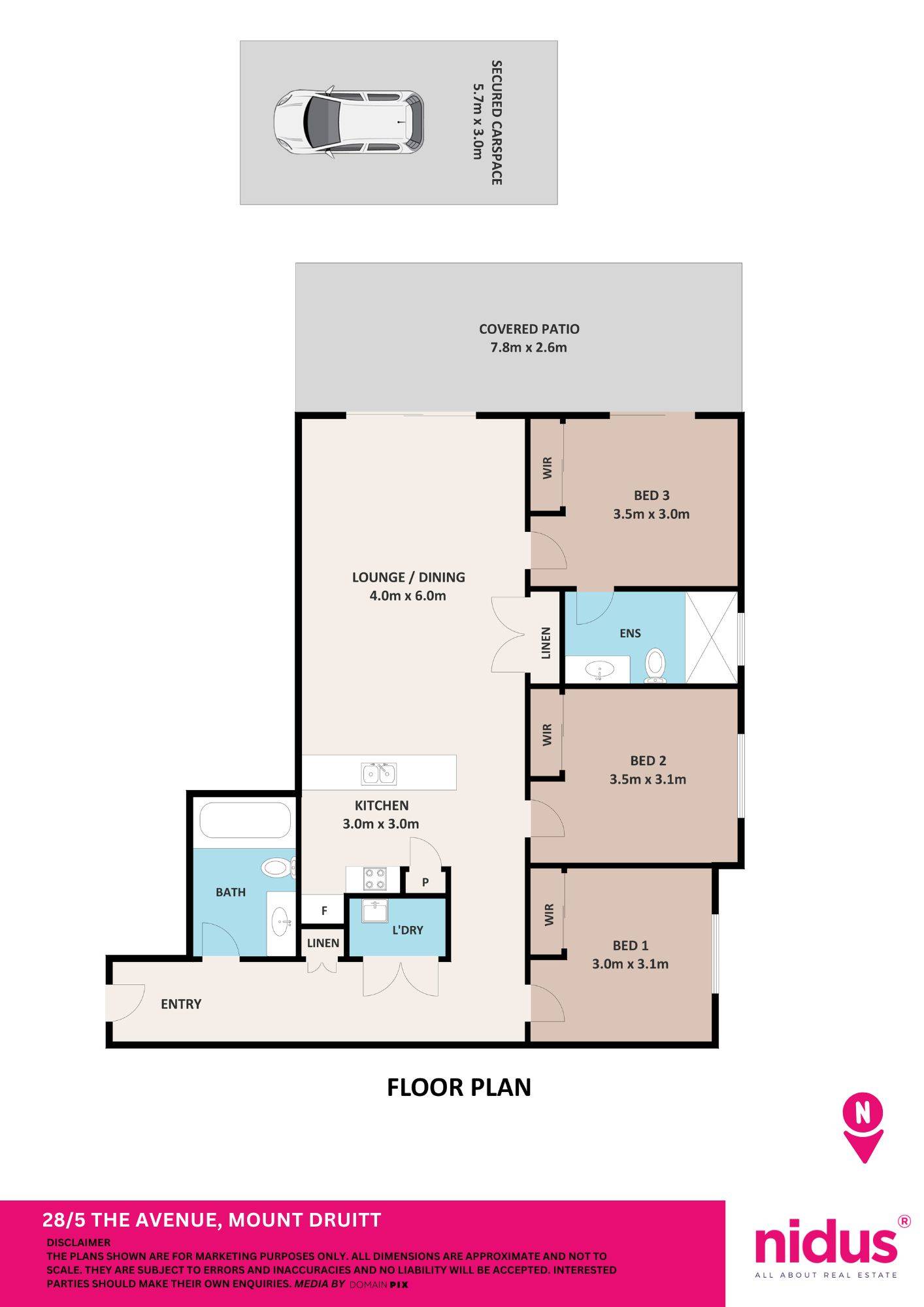 3-bedroom unit at 28 5 The Avenue, Mount Druitt NSW 2770, Blacktown, New South Wales