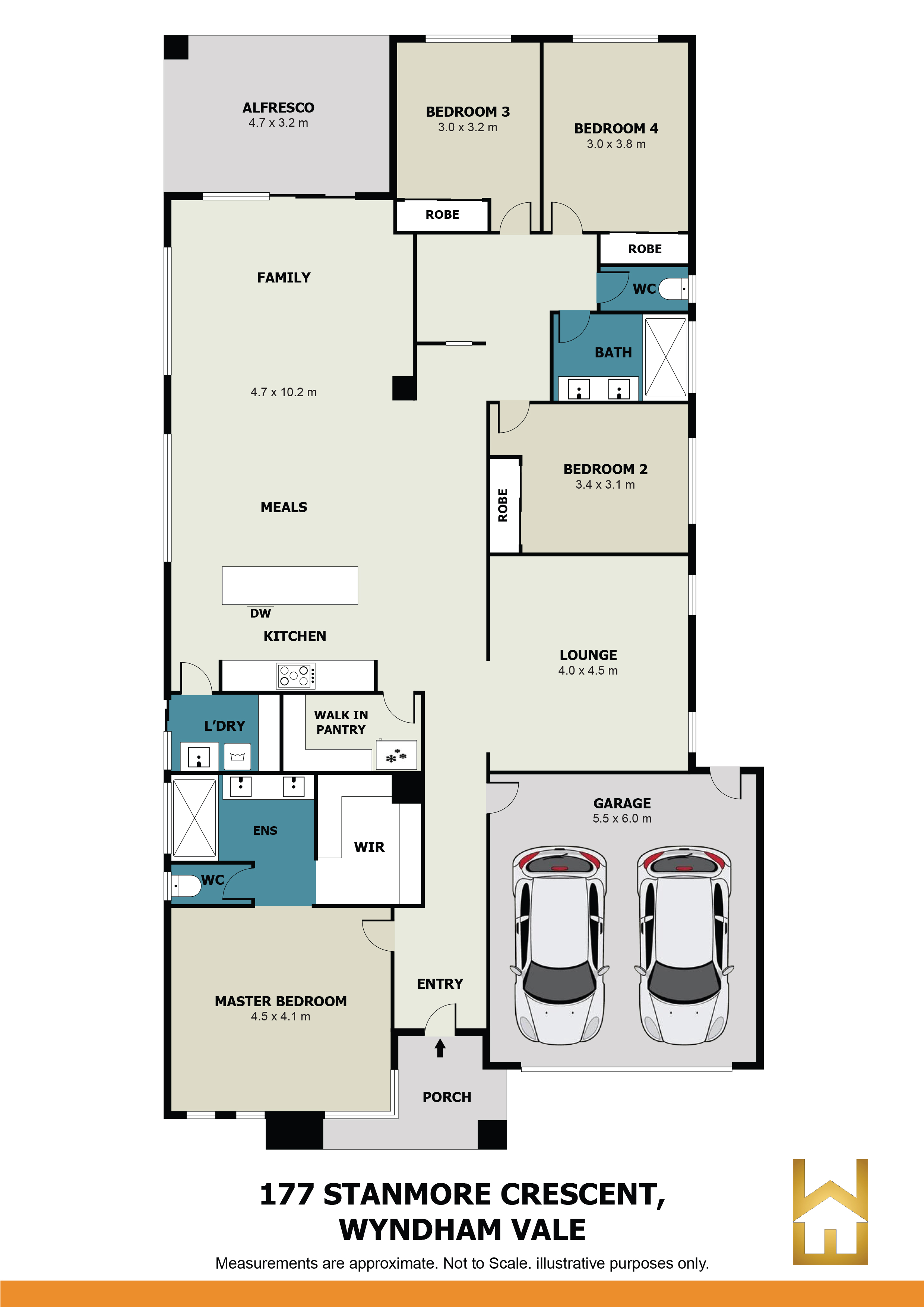 4-bedroom house at 177 Stanmore Crescent, Wyndham Vale, Vic, 3024, , Victoria