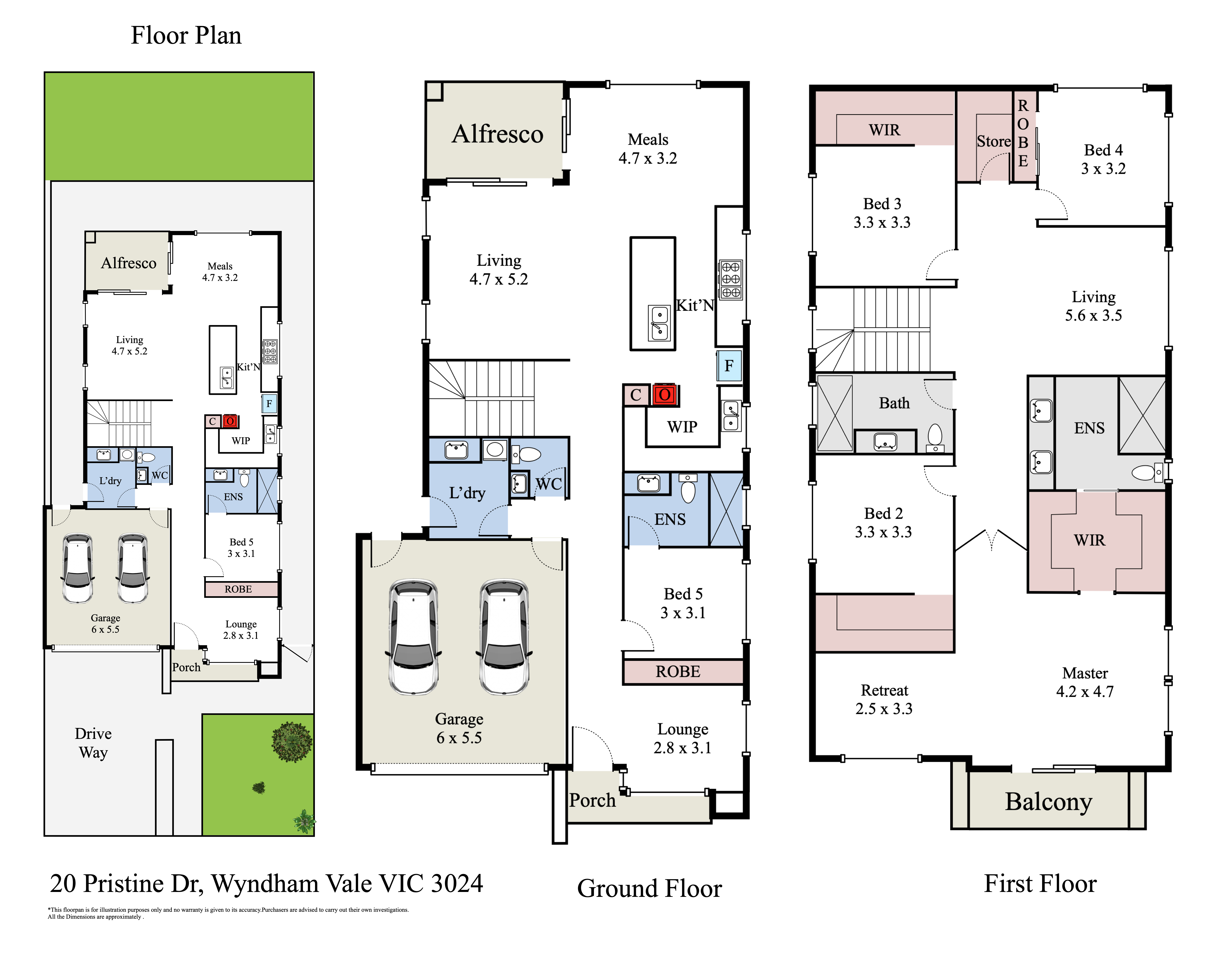 5-bedroom house at 20 Pristine Drive, Wyndham Vale, VIC 3024, Wyndham, Victoria