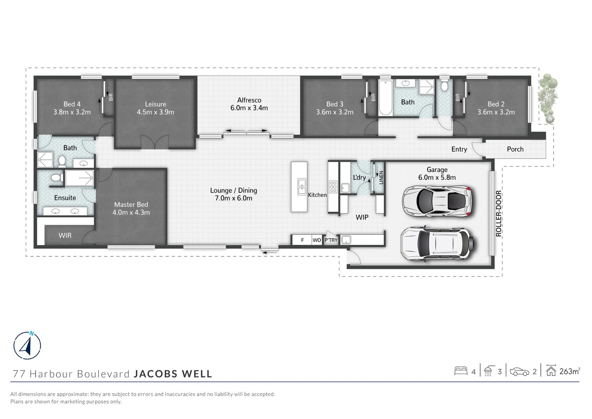 4-bedroom house at 77 Harbour Boulevard, Jacobs Well, QLD 4208, Gold Coast, Queensland