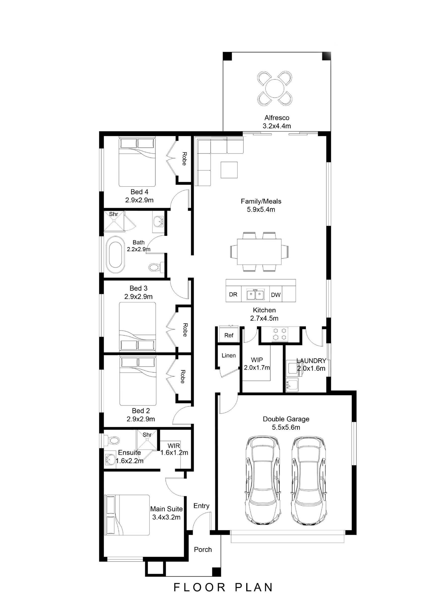 4-bedroom house at Lot 3052 Saintly Estate Street, Menangle Park, Nsw, 2563, Campbelltown (Nsw), New South Wales