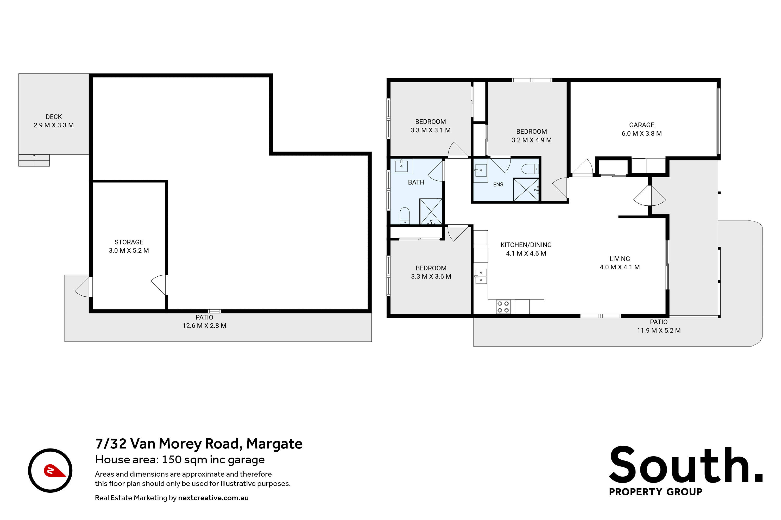 3-bedroom unit at 7/32 Van Morey Road, Margate, TAS 7054, Kingborough, Tasmania
