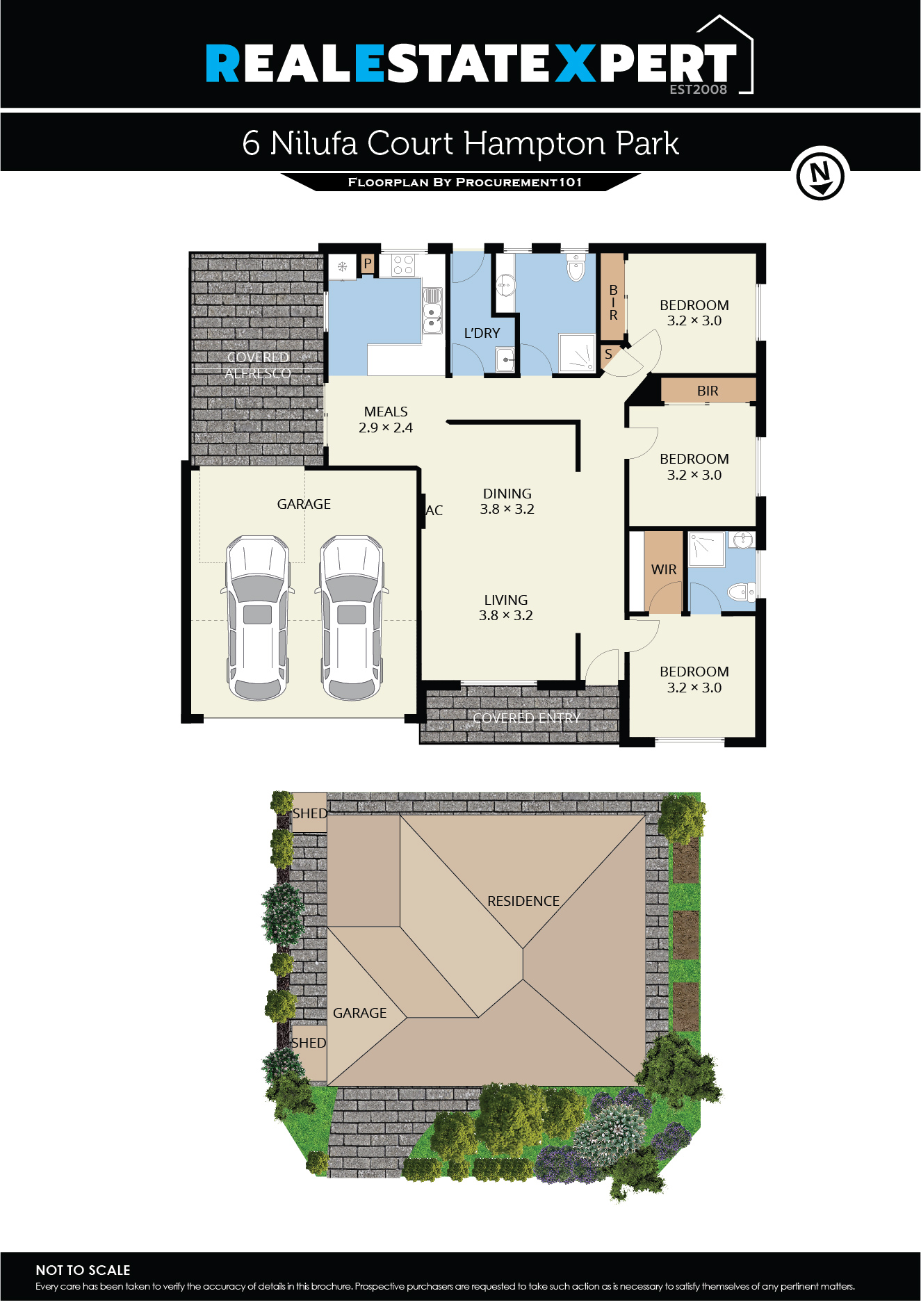 3-bedroom house at 6 NILUFA COURT, Hampton Park VIC 3976, , Victoria