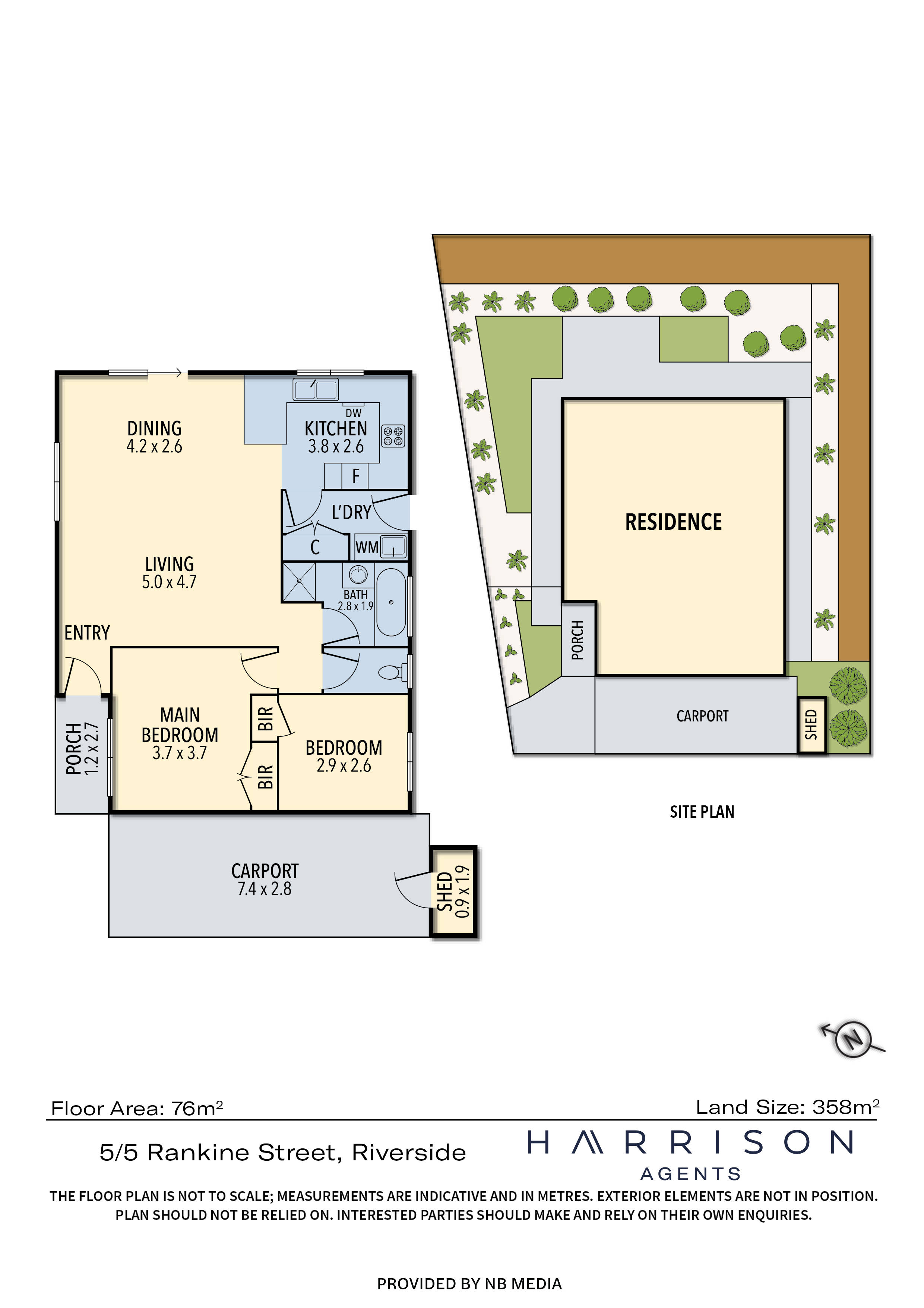 2-bedroom unit at 5 5 RANKINE STREET, RIVERSIDE TAS 7250, West Tamar, Tasmania