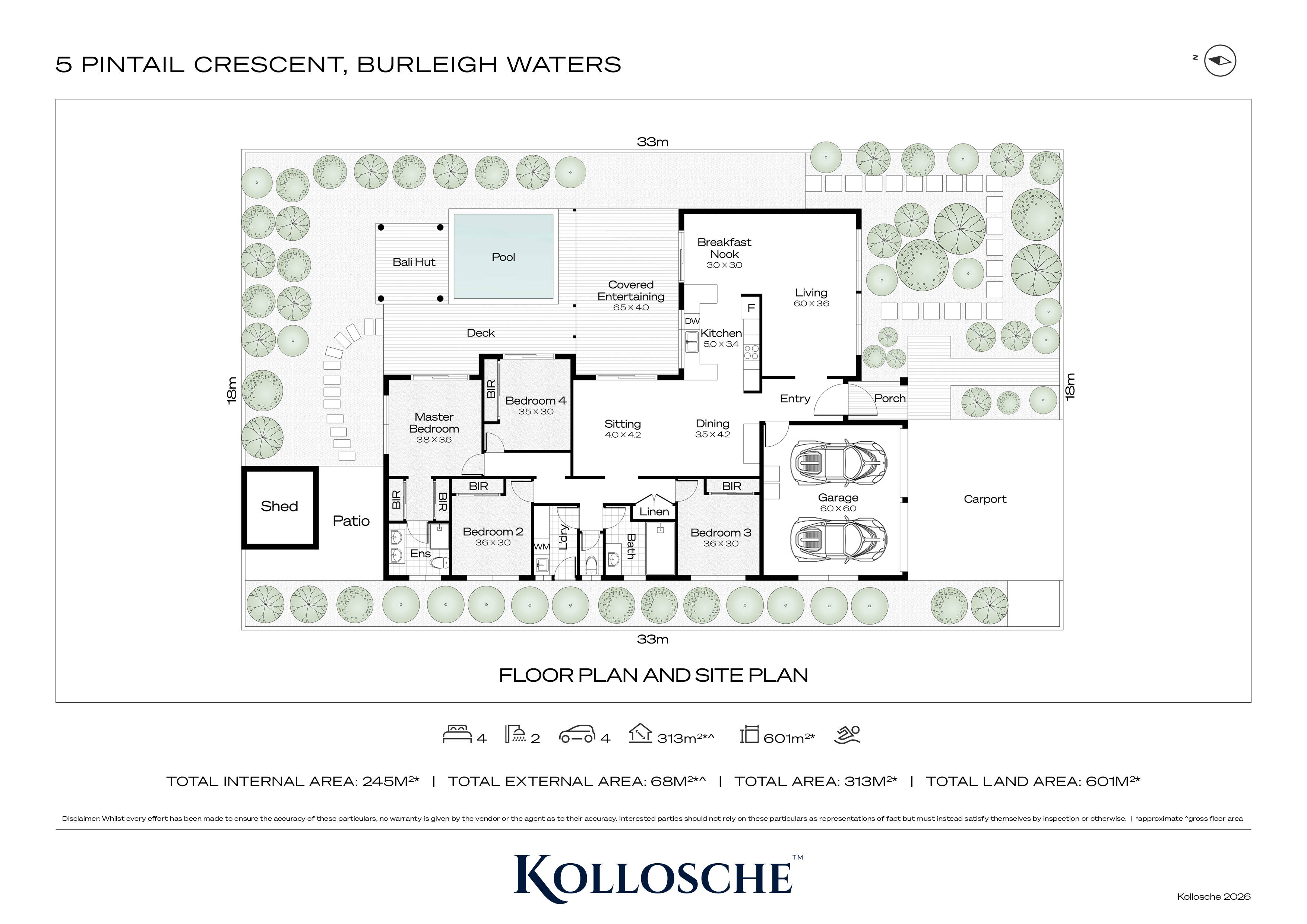 4-bedroom house at 5 Pintail Crescent, Burleigh Waters, QLD 4220, Gold Coast, Queensland