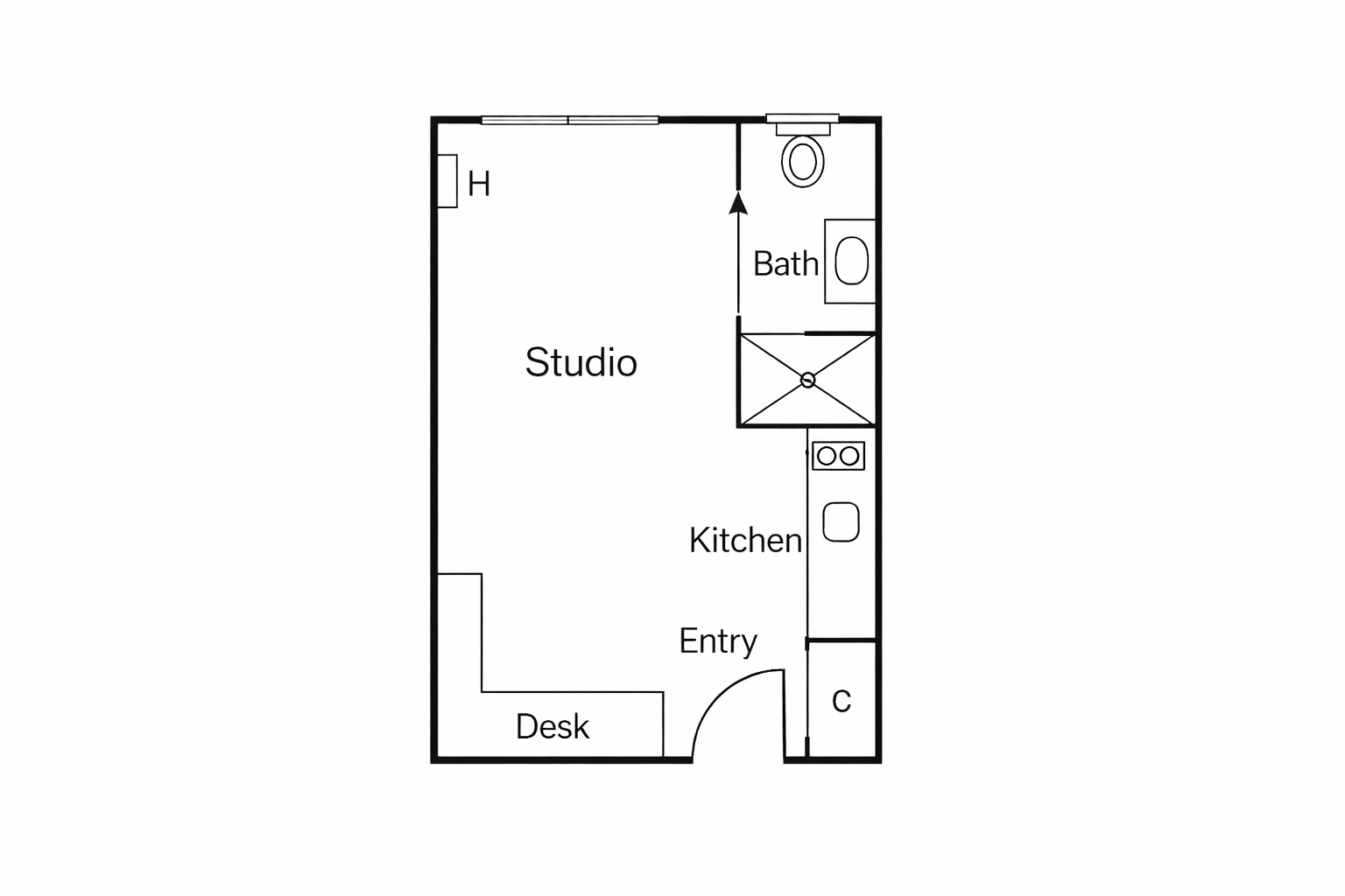 1-bedroom unit at FLAT 21 15 HAWTHORN ROAD, CAULFIELD NORTH VIC 3161, Glen Eira, Victoria