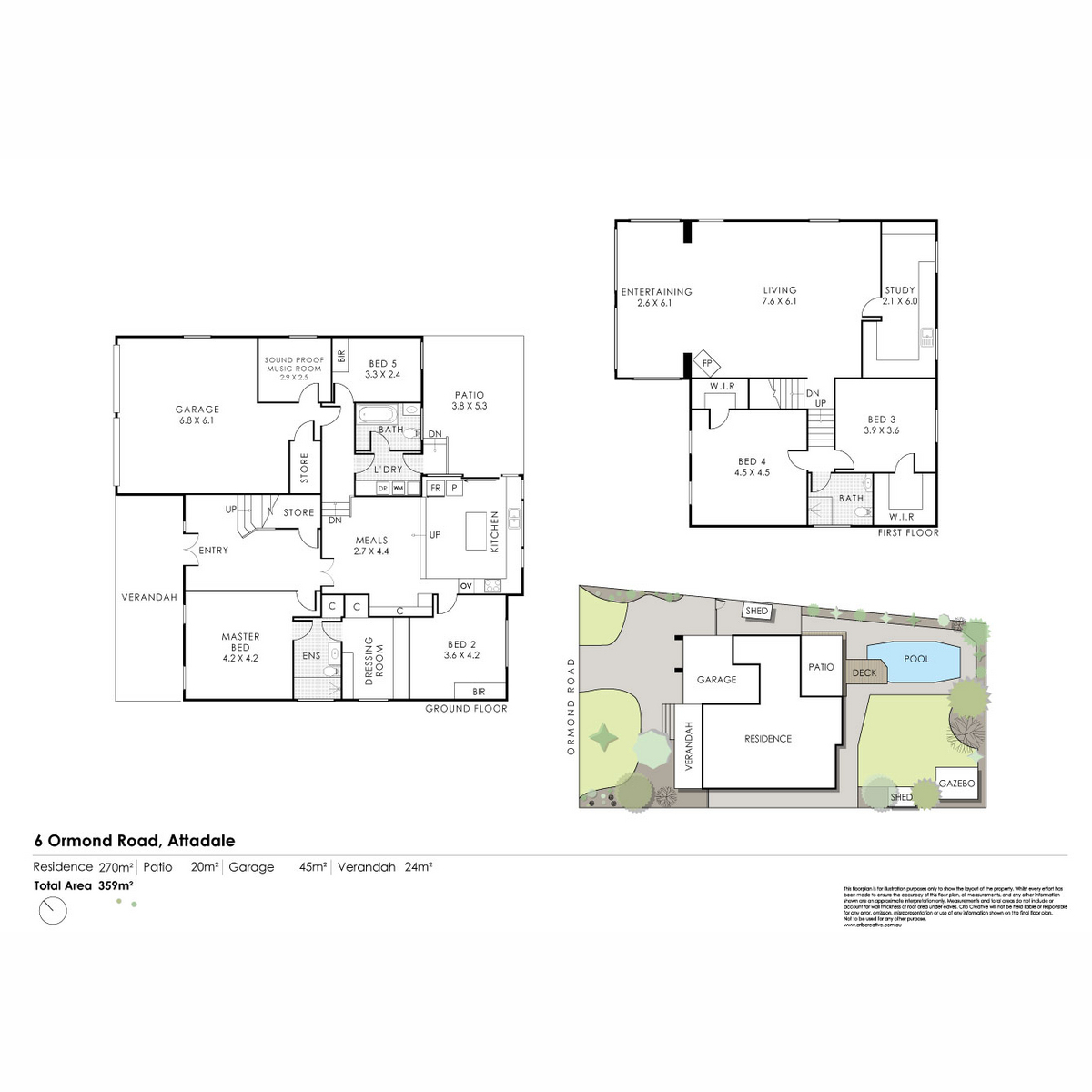 5-bedroom house at 6 ORMOND ROAD, Attadale WA 6156, Melville, Western Australia