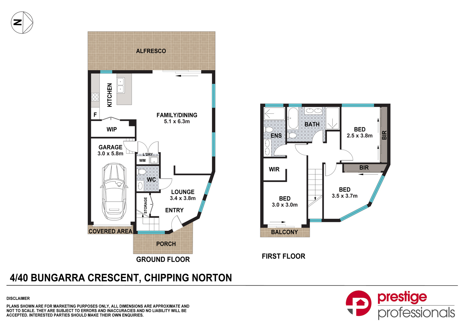 3-bedroom unit at UNIT 4 40 BUNGARRA CRESCENT, Chipping Norton NSW 2170, Liverpool, New South Wales