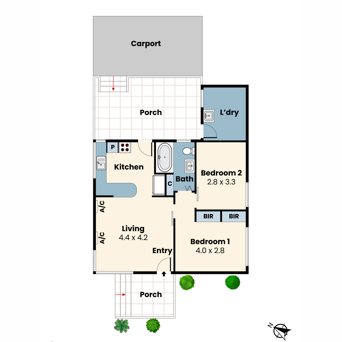 2-bedroom unit at 11/4 Gipps Avenue, Mordialloc, VIC 3195, , Victoria