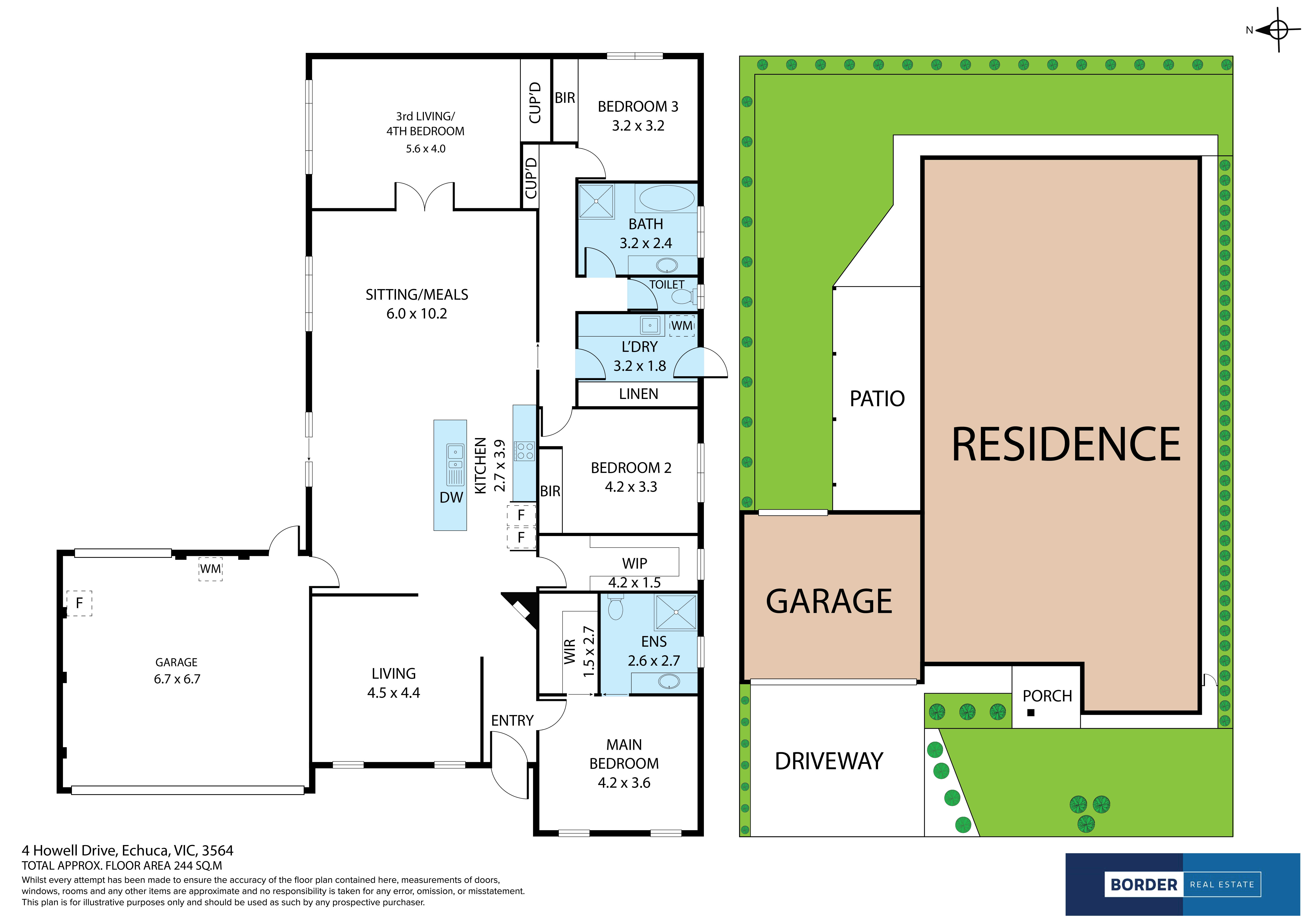 4-bedroom house at 4 Howell Drive, Echuca, VIC 3564, Campaspe, Victoria