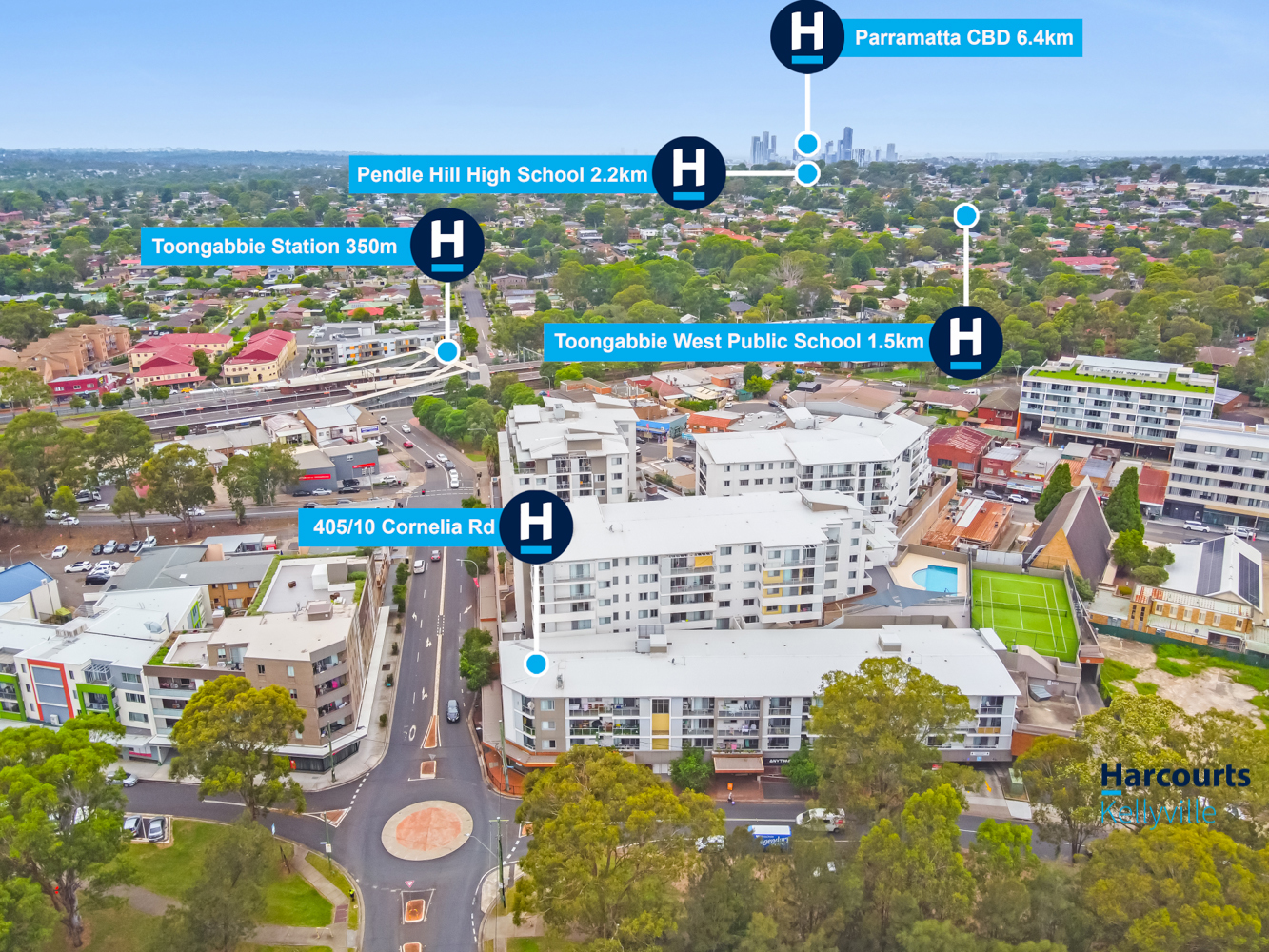2-bedroom unit at 405/10 Cornelia Road, Toongabbie, NSW 2146, Parramatta, New South Wales