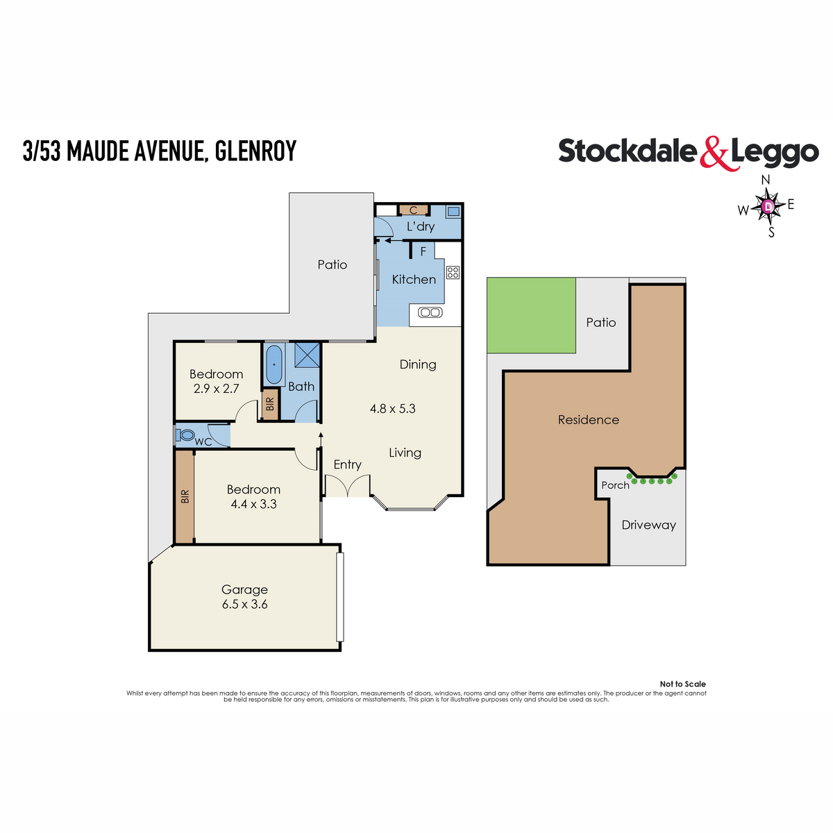 2-bedroom unit at 3/53 Maude Avenue, Glenroy, VIC 3046, Merri-Bek, Victoria