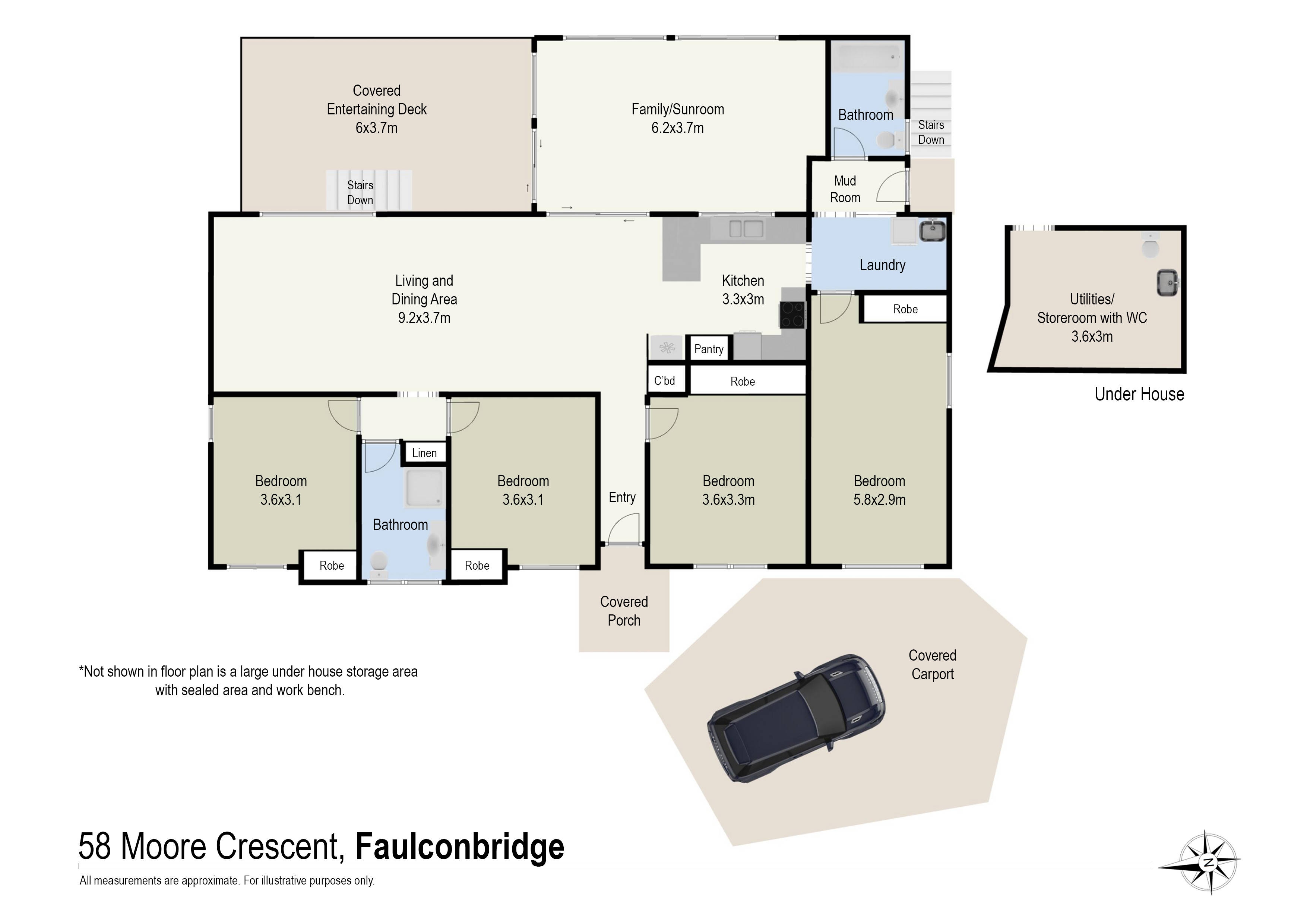 4-bedroom house at 58 Moore Crescent, Faulconbridge, Nsw, 2776, Blue Mountains, New South Wales