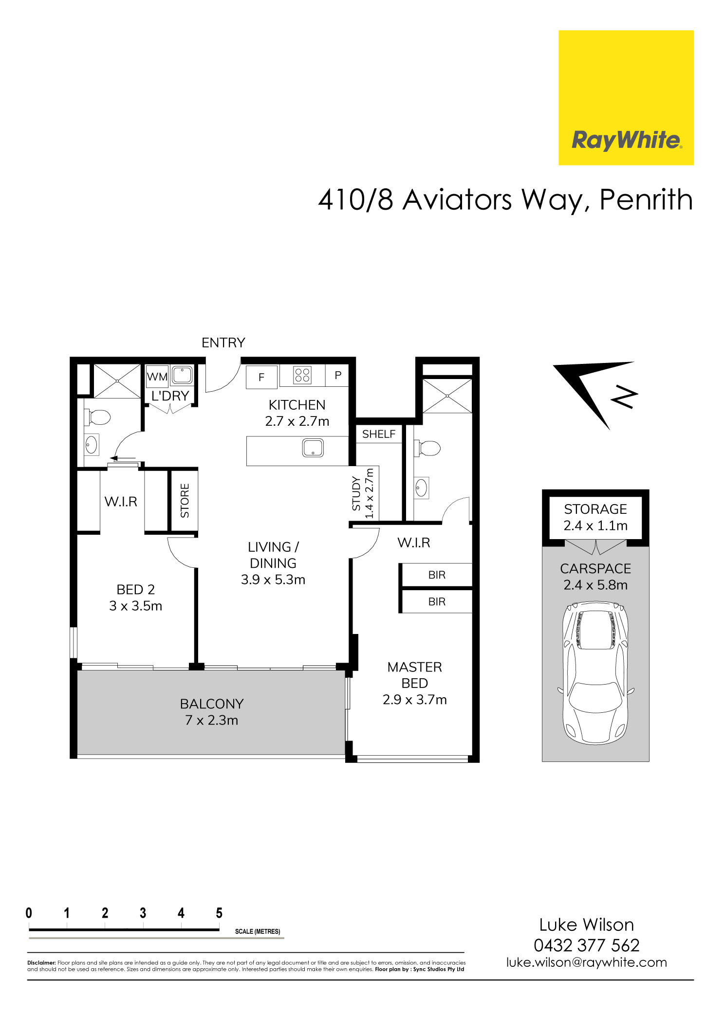 2-bedroom unit at THE PAVILIONS WEST 410 8 AVIATORS WAY, PENRITH NSW 2750, Penrith, New South Wales
