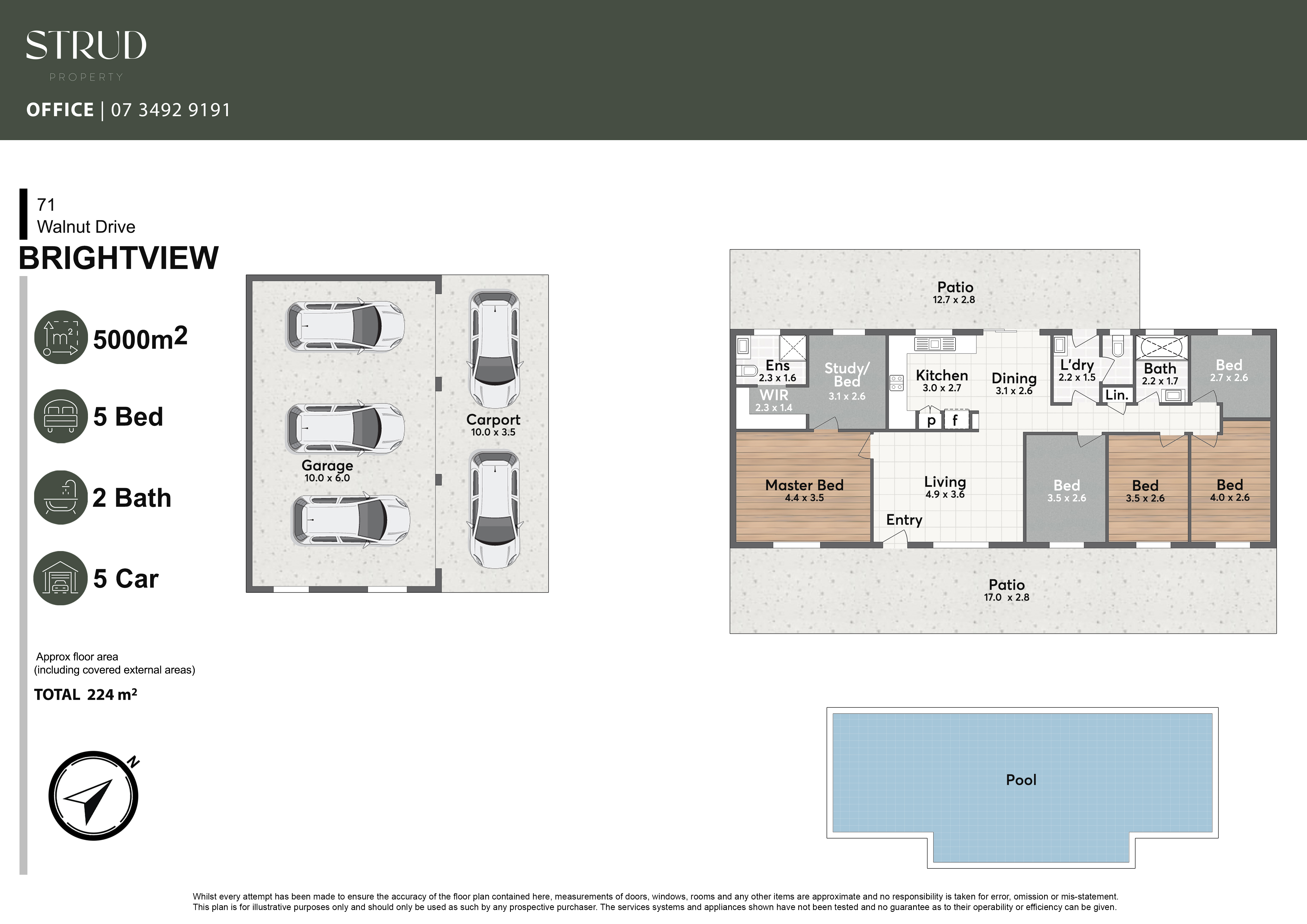 5-bedroom house at 71 Walnut Drive, Brightview QLD 4311, Somerset, Queensland